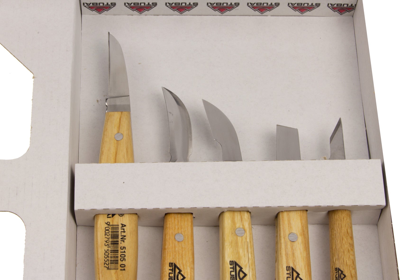 Set di coltelli da intaglio STUBAI, 5 pezzi.