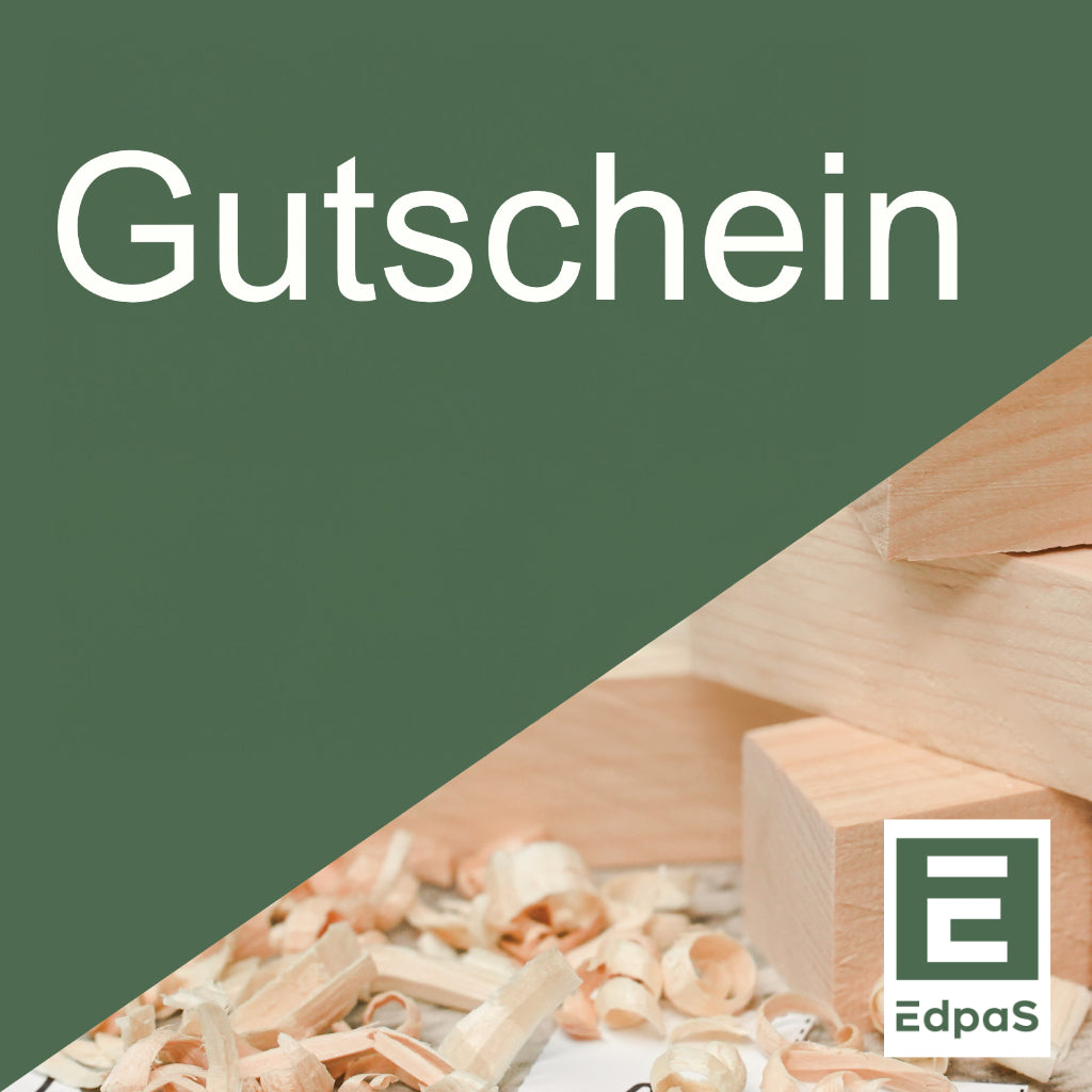 Edpas - Geschenkgutscheine für Schnitzer und Drechsler und Bastler
