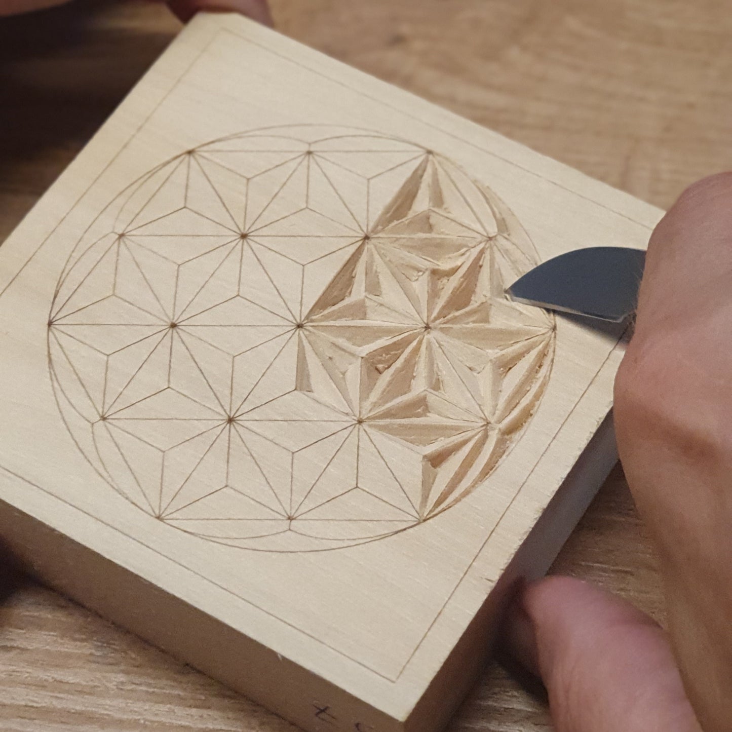 Lindenholz Brett zum schnitzen 20 cm x 10 cm x 2,5 cm