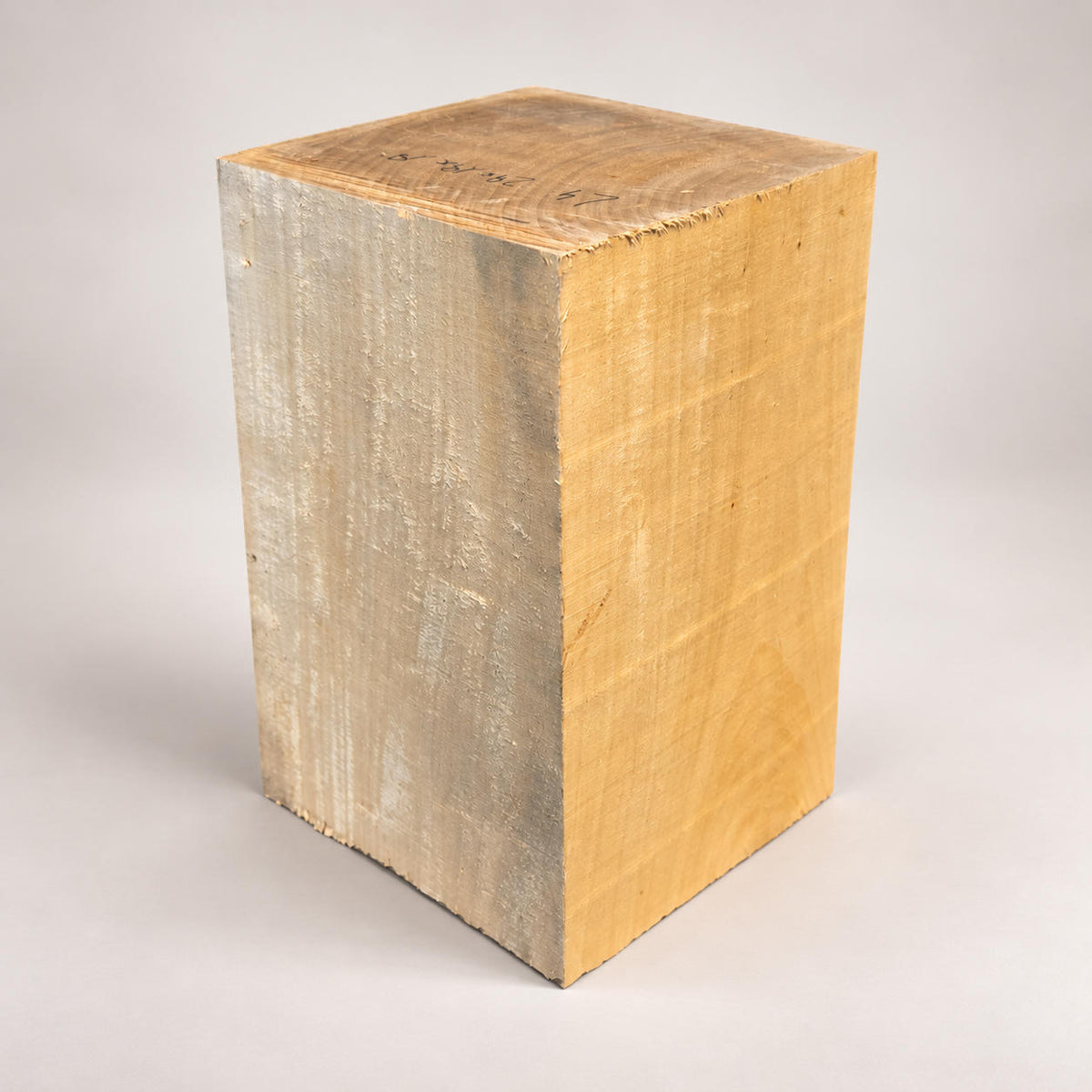 Linden wood block XXL - unglued (60 × 24 × 23 cm)