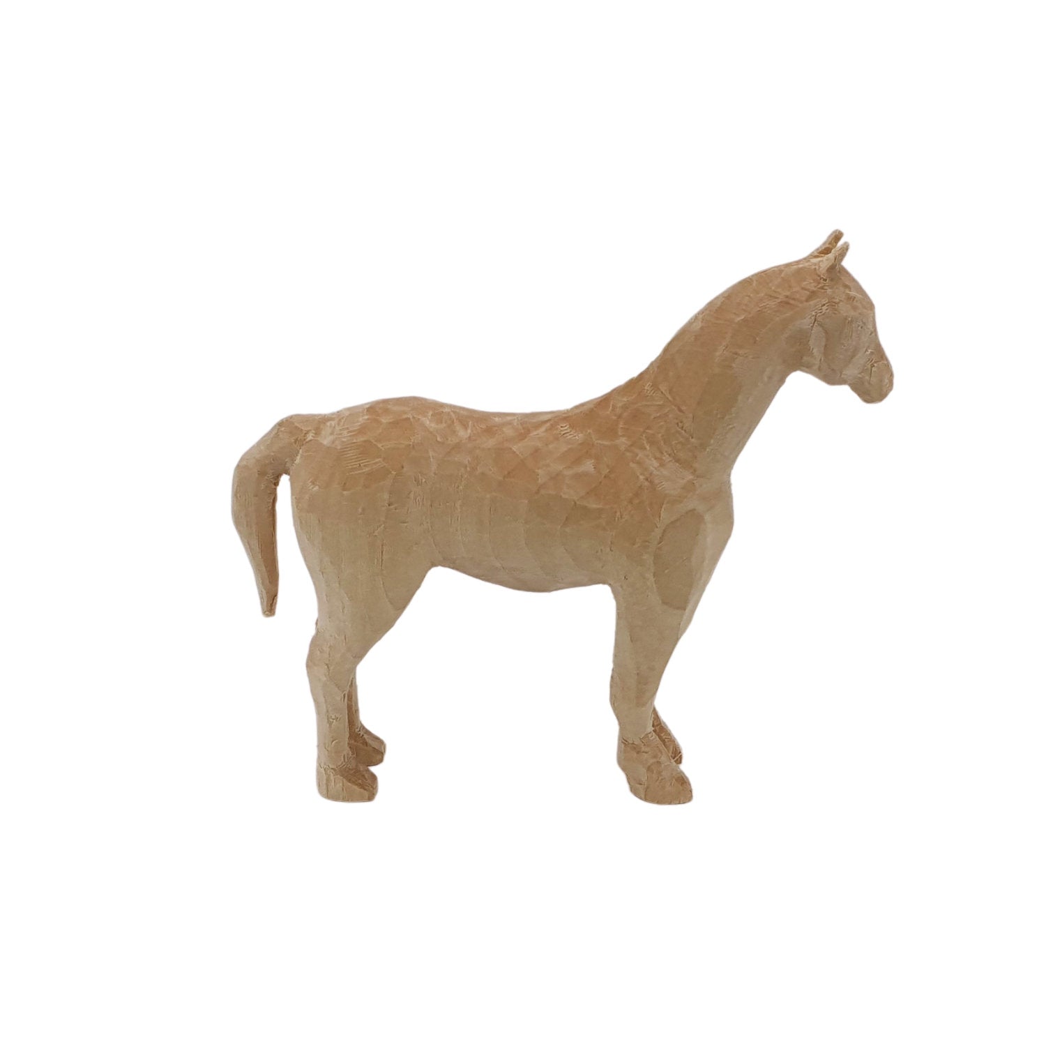 Carving blank horse