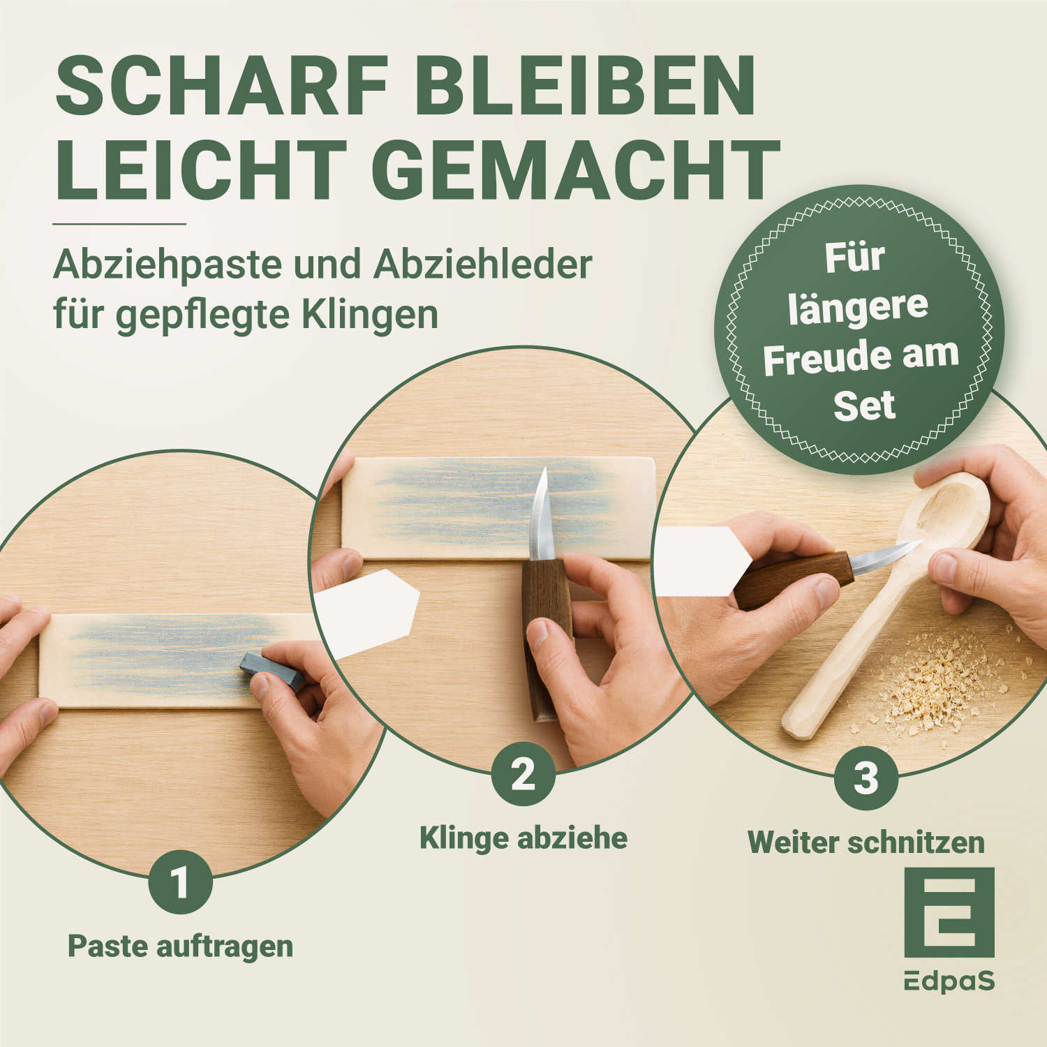 Schnitzwerkzeug 9-teiliges Holzschnitzset für Kinder und Erwachsene