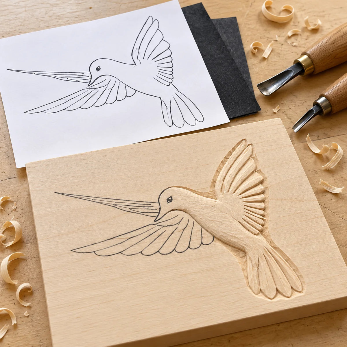 Graphit-Transferpapier schwarz