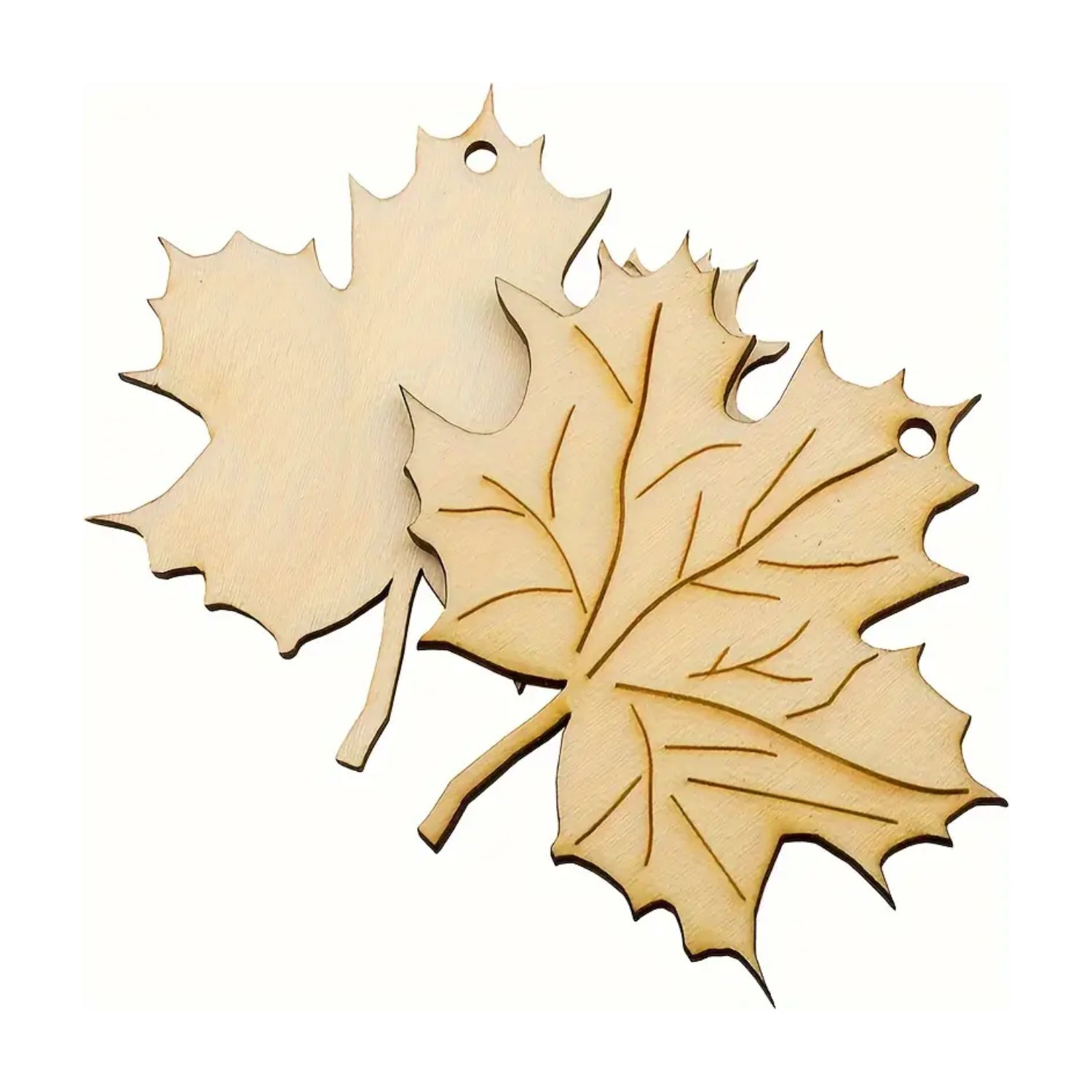 Ahornblatt-Holzausschnitte 10 Stk.
