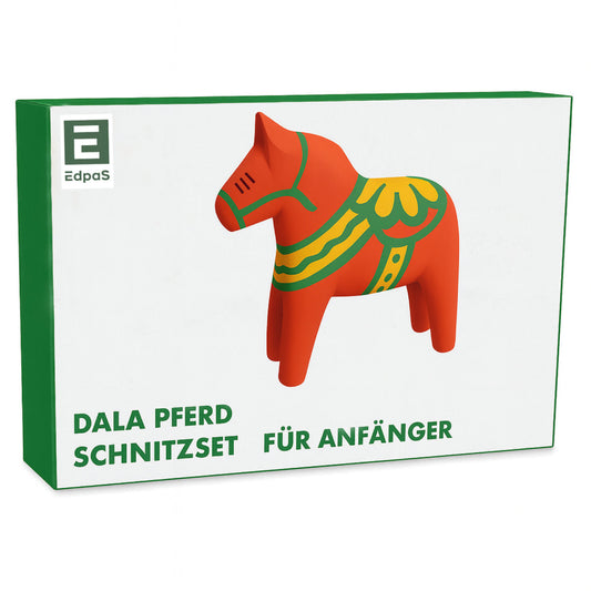 Dala Pferd Schnitzset für Anfänger