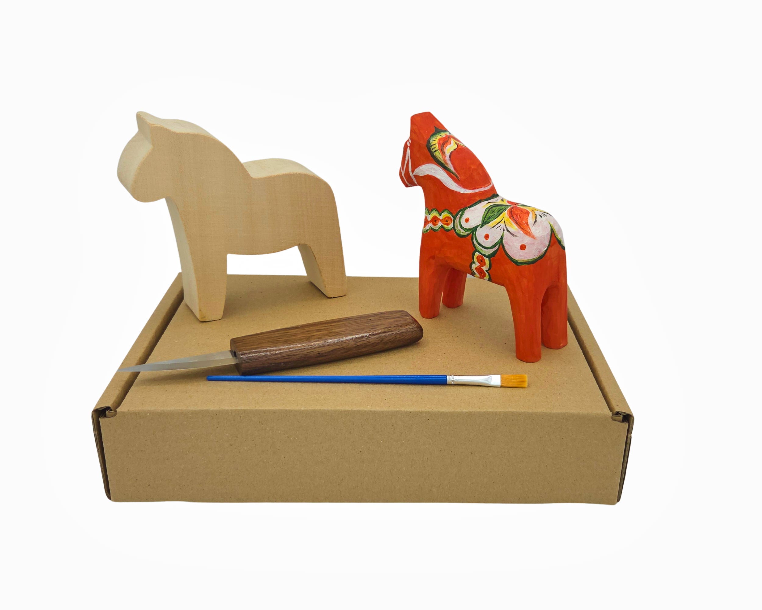 Dala Pferd Schnitzset für Anfänger