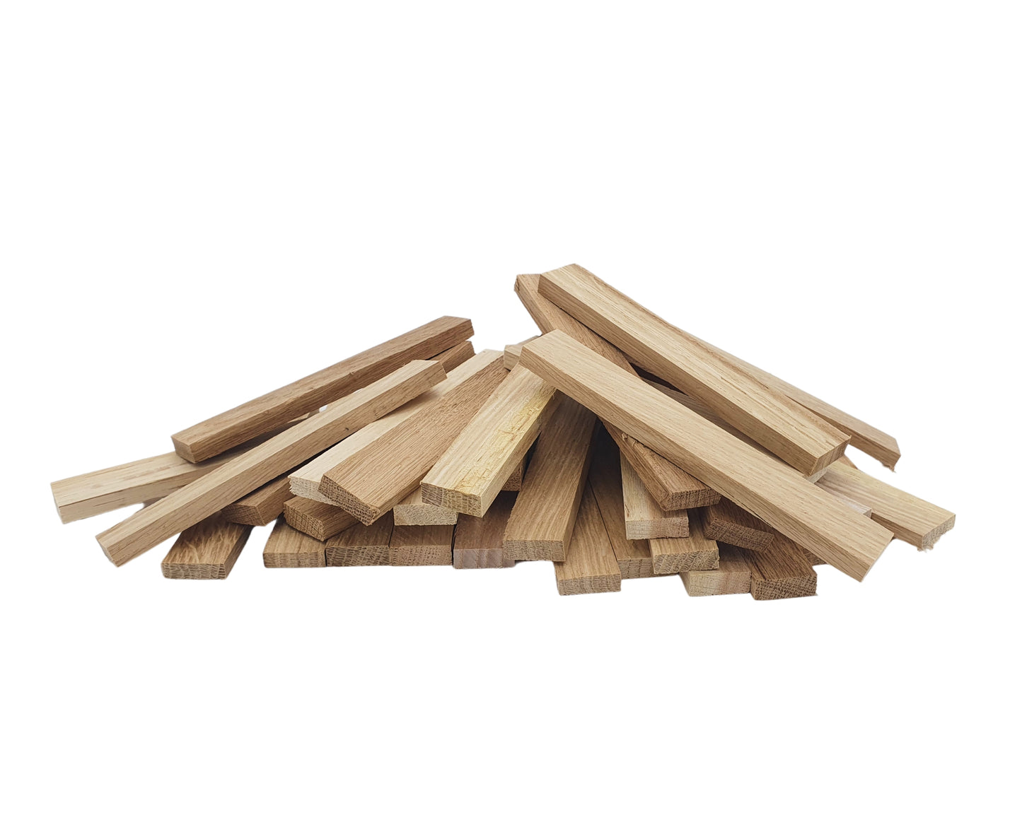 100 Stk Eiche Bastelklötzchen B - Ware 22 x 8 x 140 mm