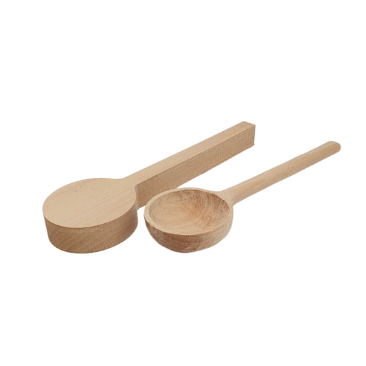 Schnitzrohling Löffel groß – 25 cm aus Lindenholz