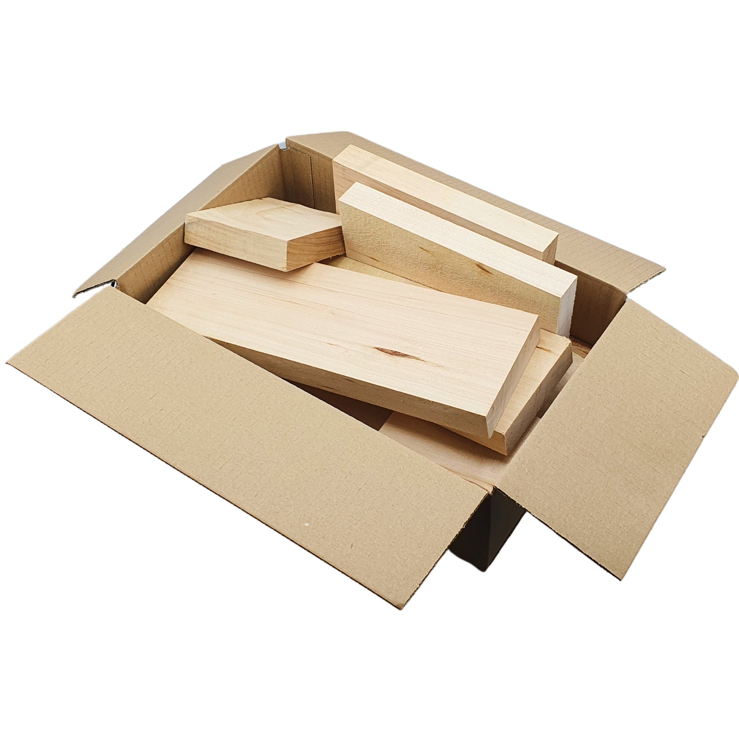 bretter aufbewahren Lindenholz Bretter Reste Box 2,5 kg – Zum Schnitzen und Drechseln