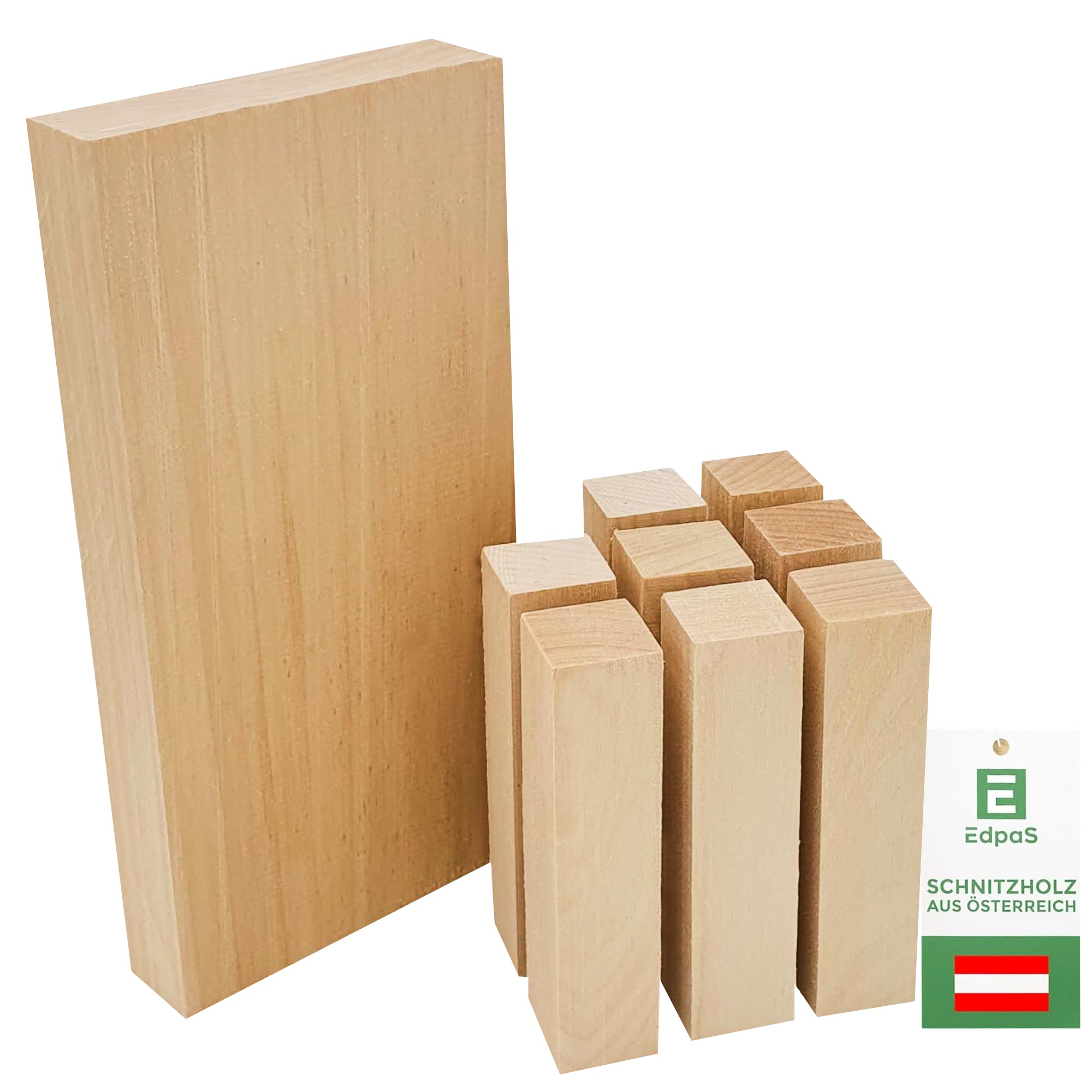 Linden wood – 9-piece carving set