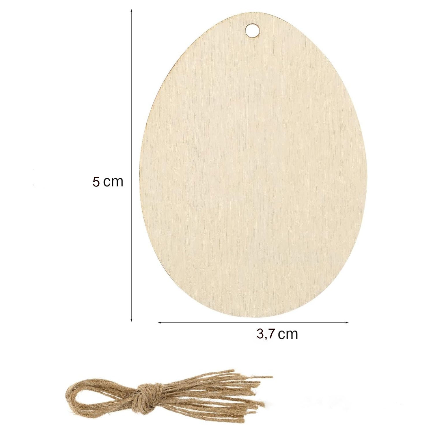 Ostereier aus Holz 20 Stk.