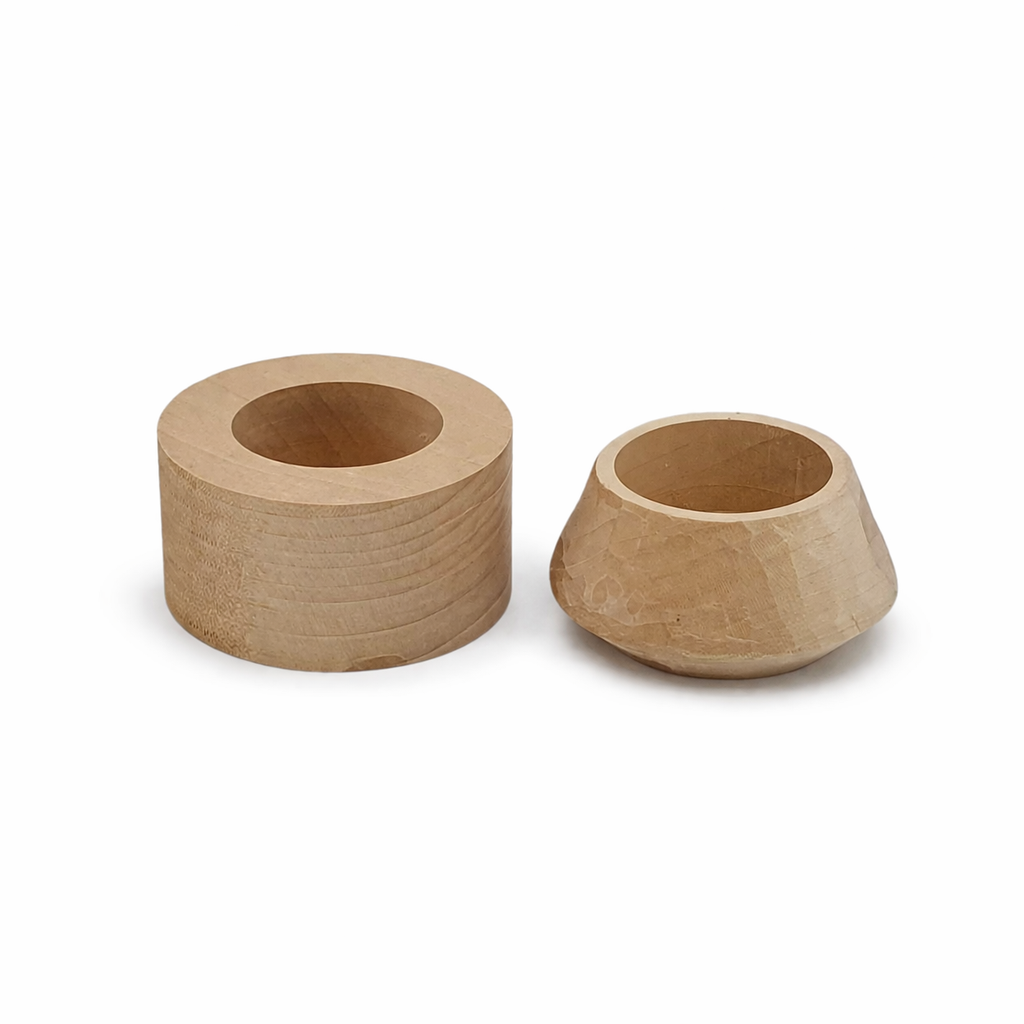 Schnitzrohling Eierbecher 7 cm