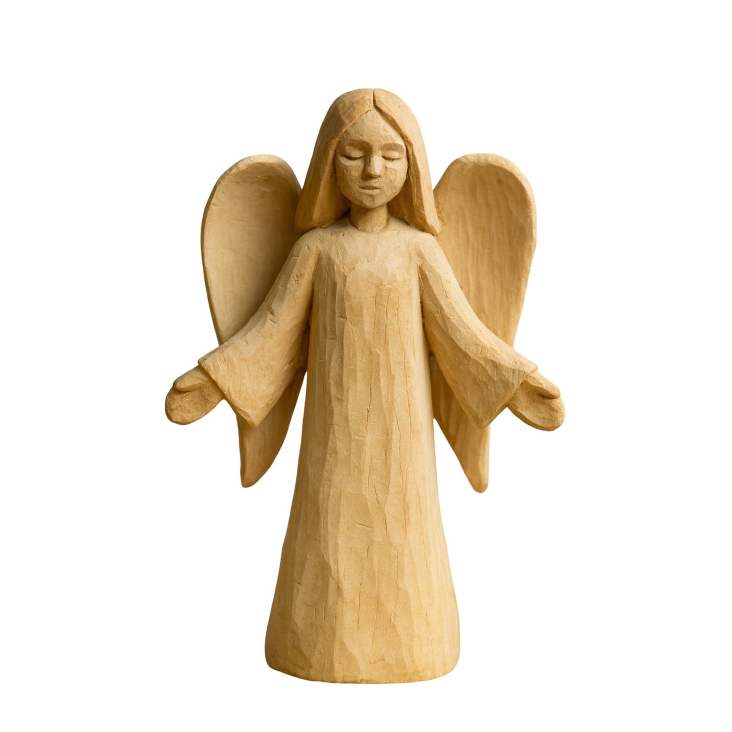 Schnitzrohling „Engel Angelina“ | 15 × 10 × 5 cm