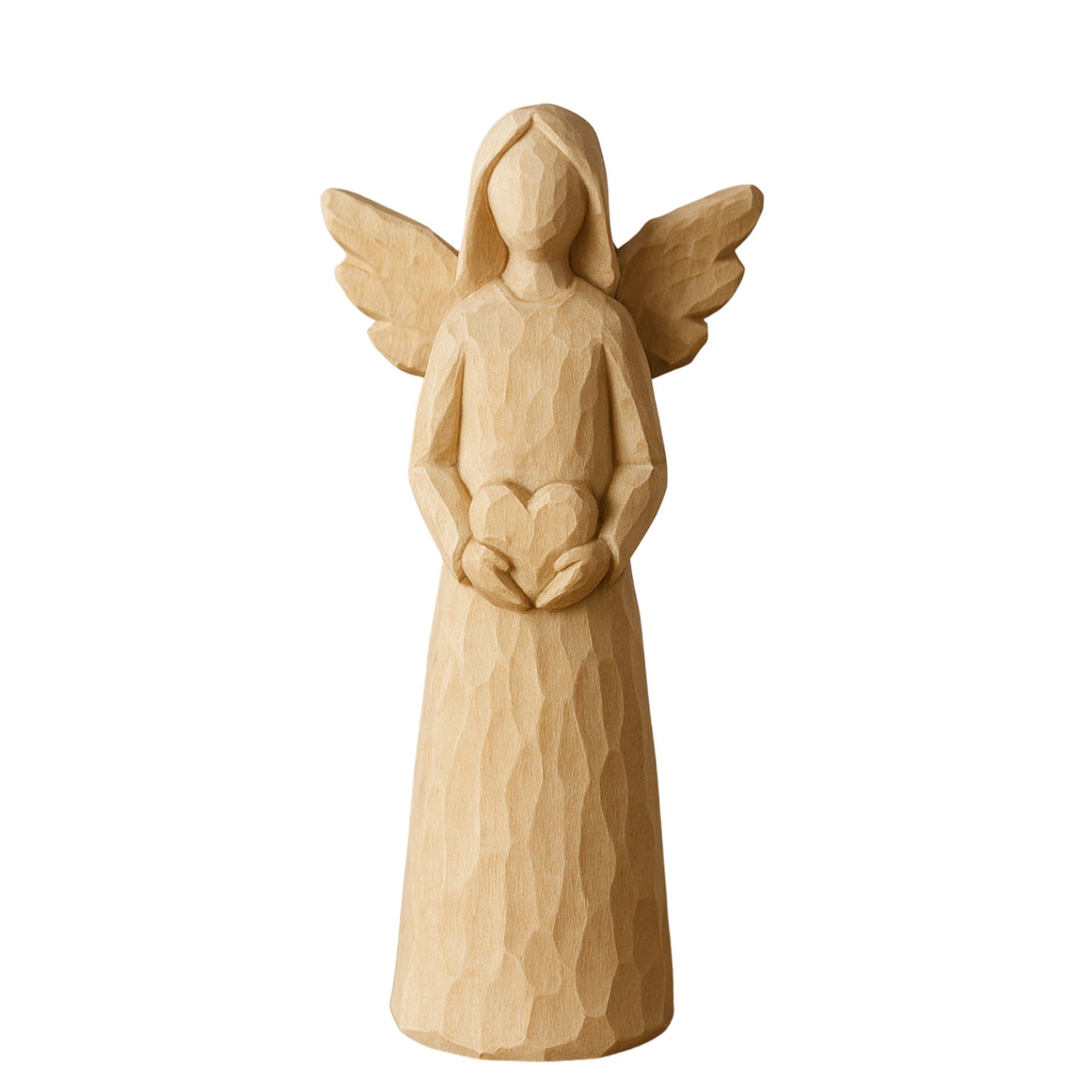 Schnitzrohling „Engel Mira“ | 15 × 8 × 5 cm