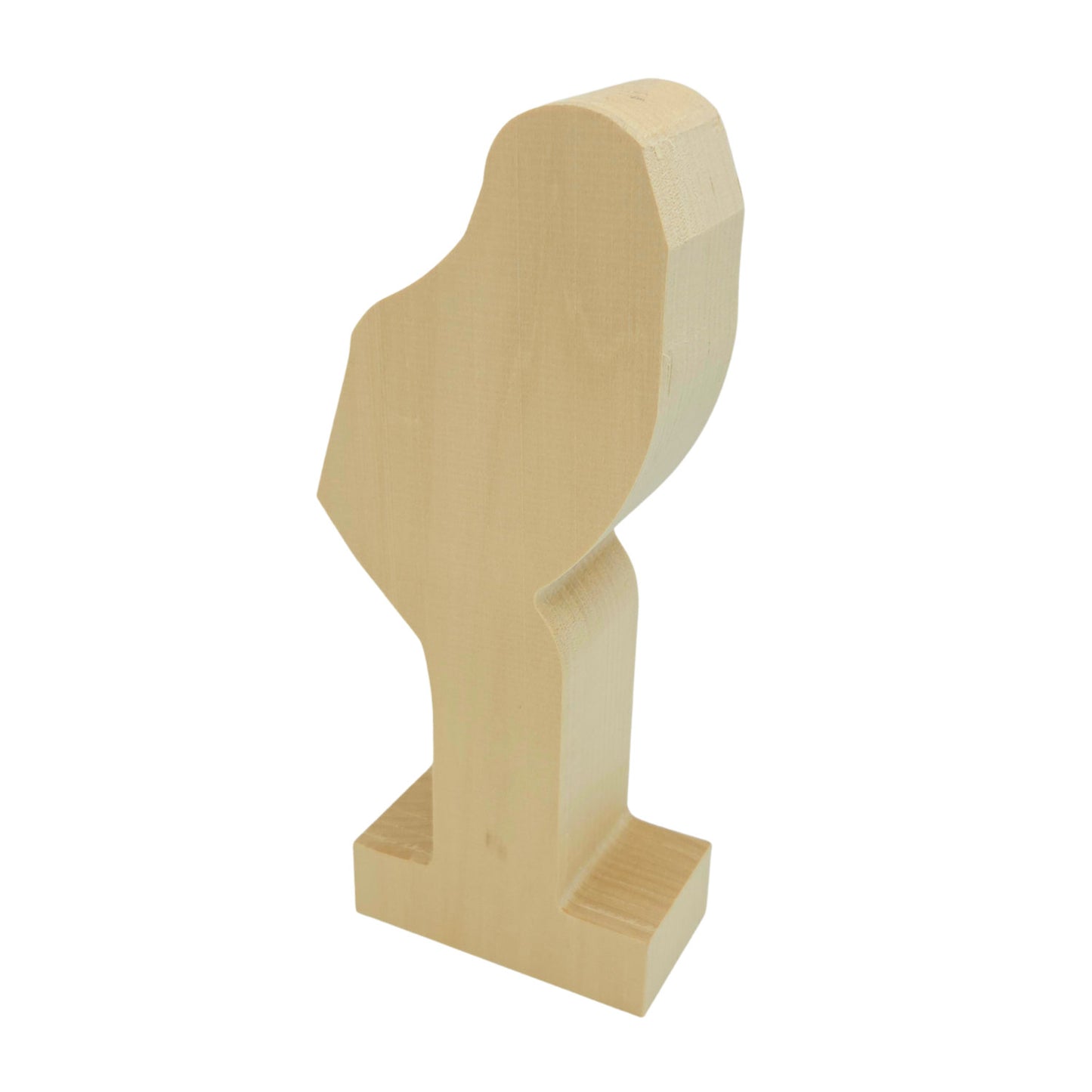 Schnitzrohling „Hand mit Gesicht“ (24 x 9 x 5 cm)