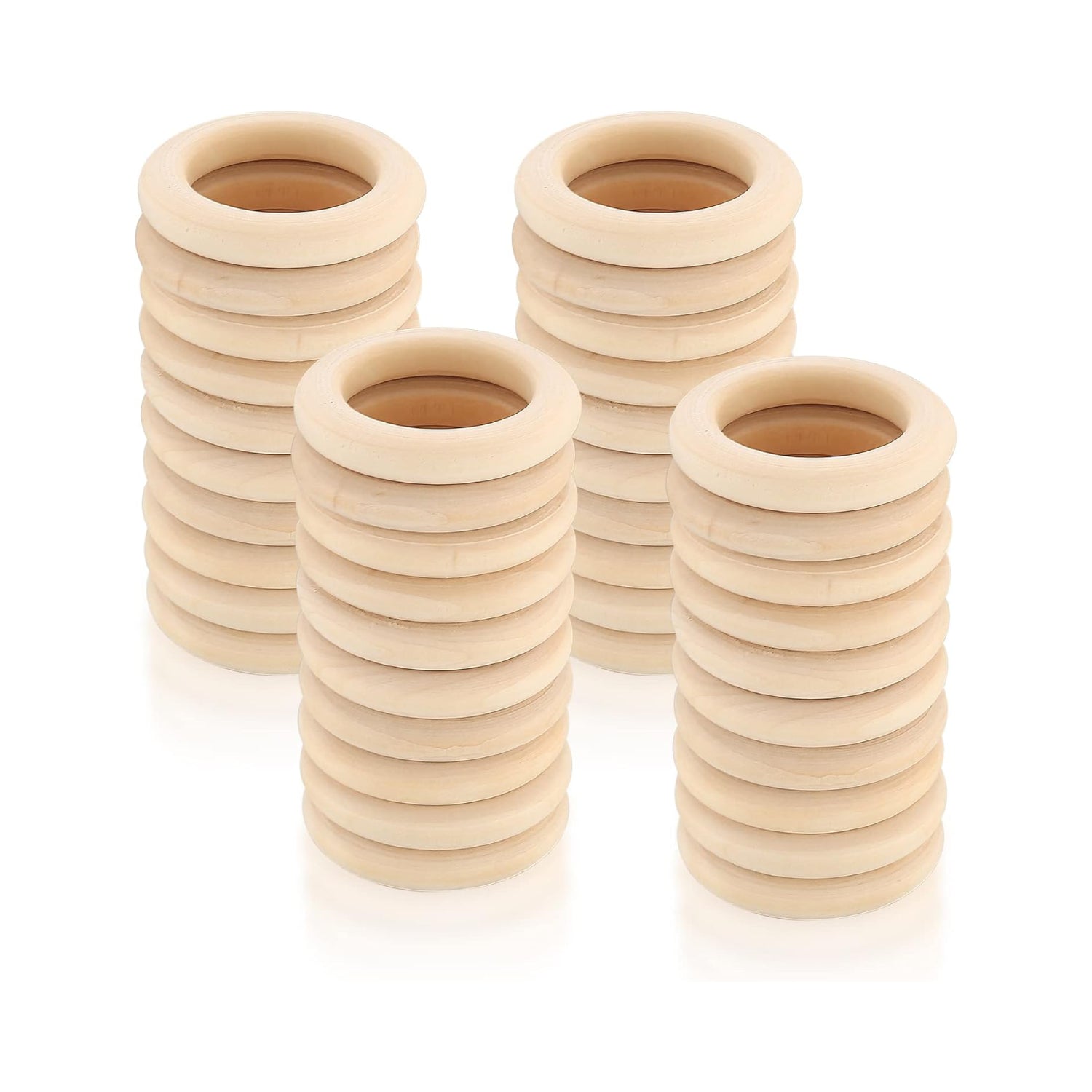 Wooden rings for crafting