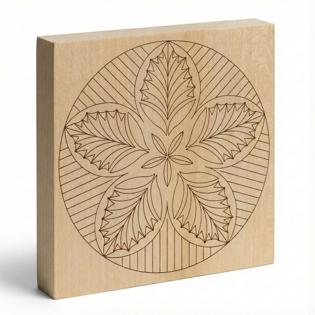 Intaglio grezzo 20 x 20 cm con motivi