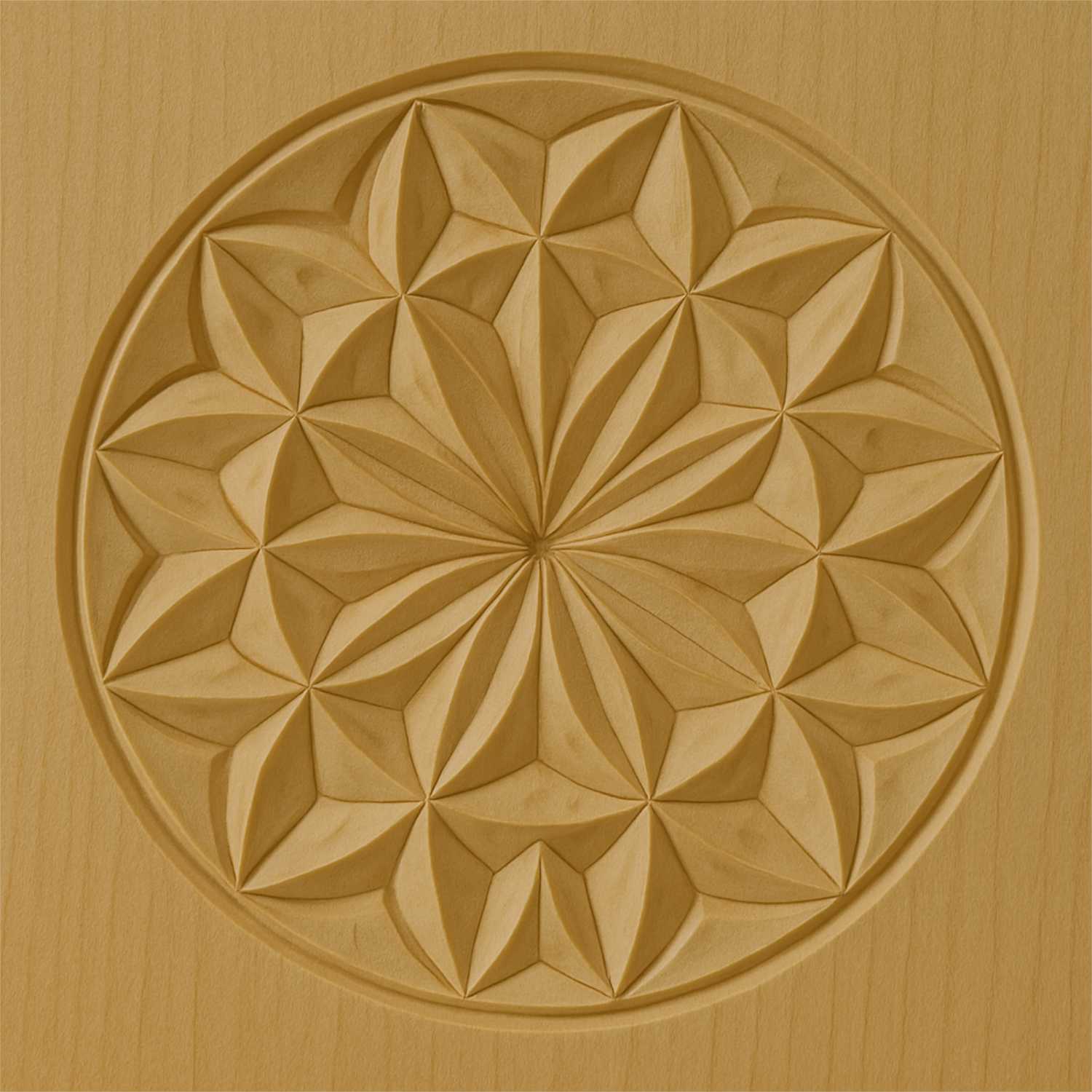 Grezzo da intaglio 12 x 12 cm con motivo