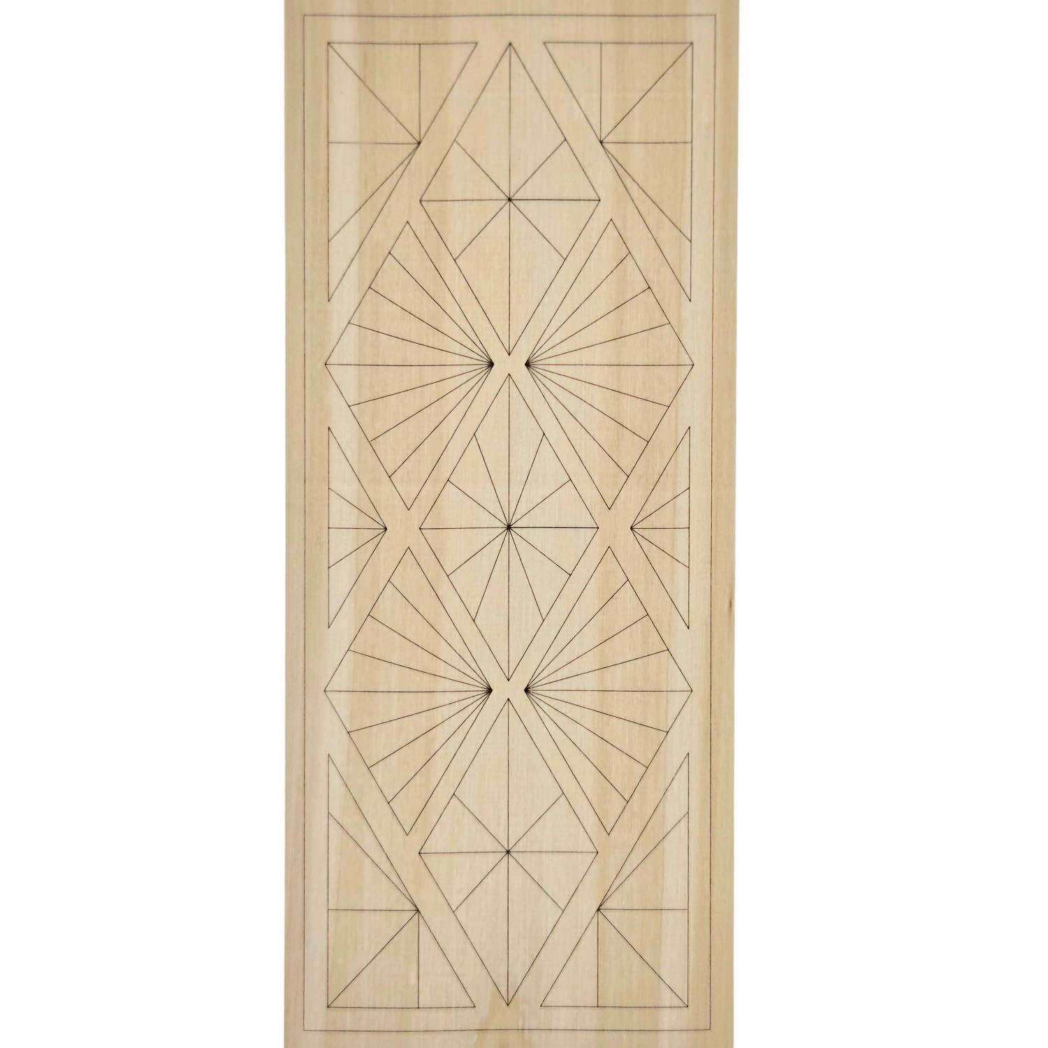 Intaglio grezzo 30 x 12 cm con motivi