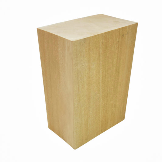 Lindenholz Blöcke 80 mm sägerau