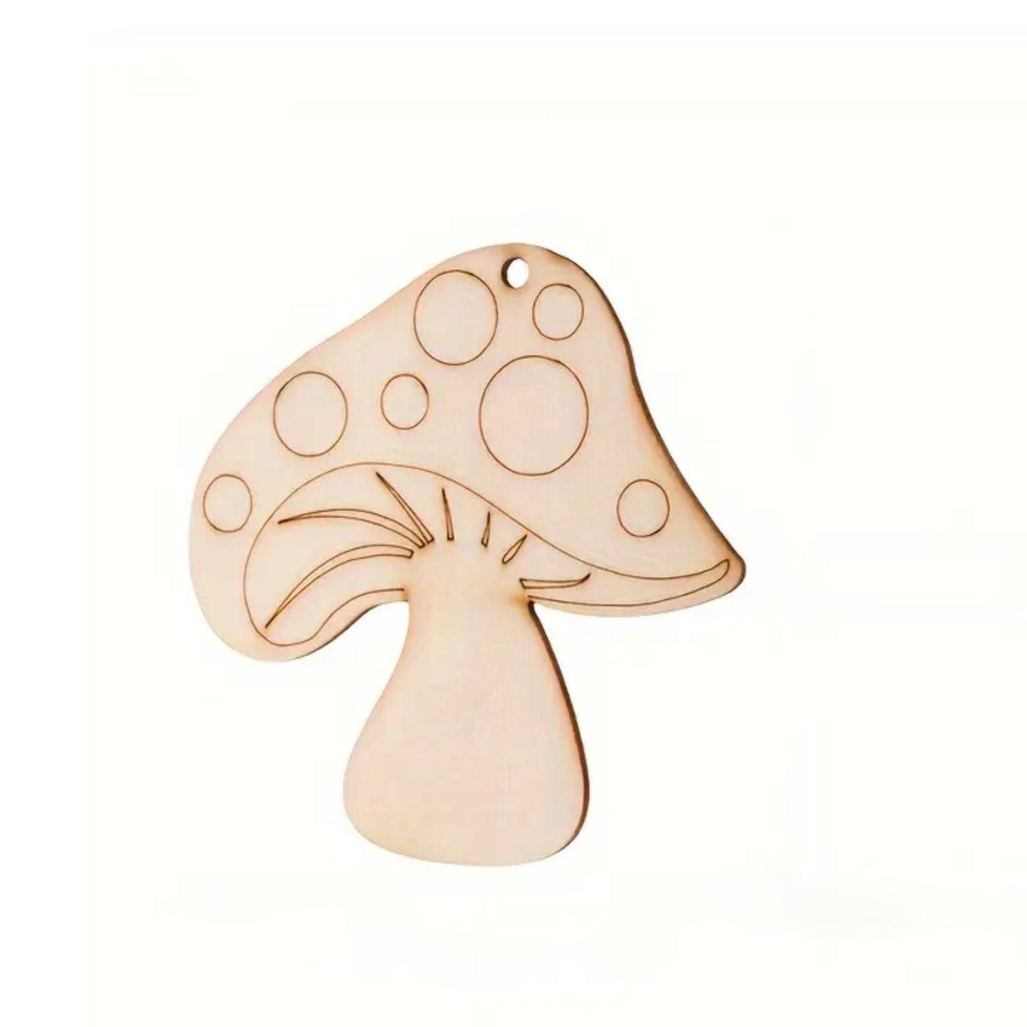 Holzpilz-Ausschnitte 10 Stk aus Sperrholz