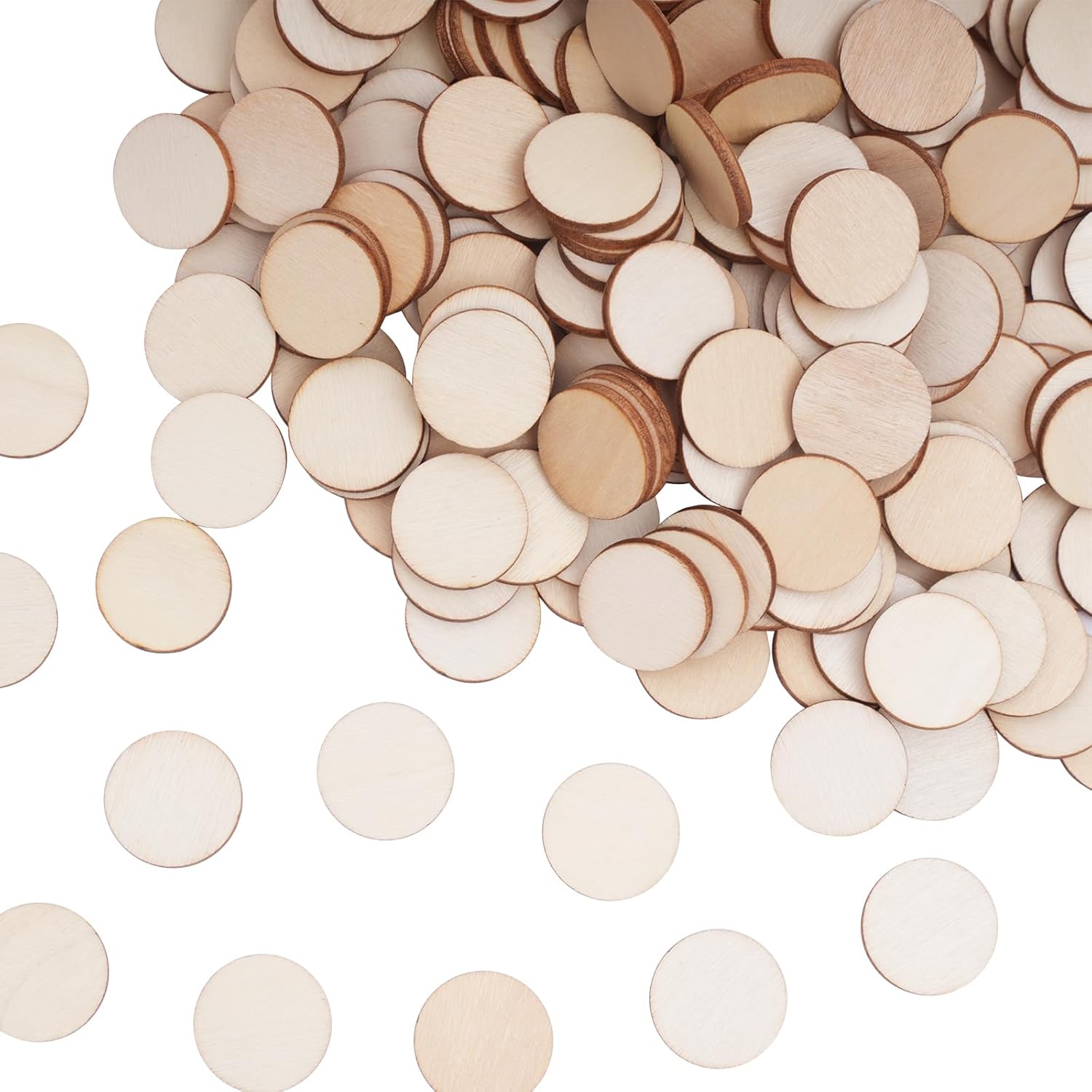 Holzscheiben aus Sperrholz 100 Stk