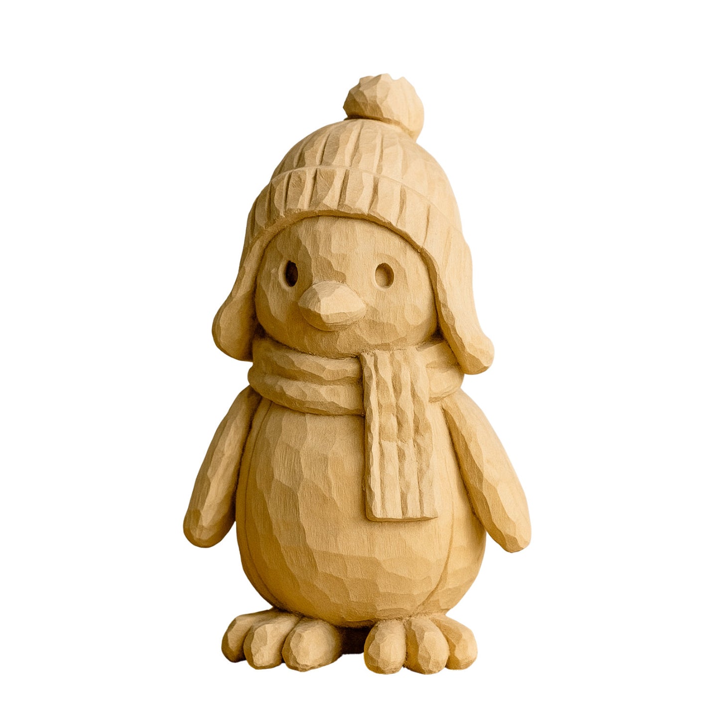 Schnitzrohling „Pinguin Fridolin“ | 15 × 10 × 5 cm