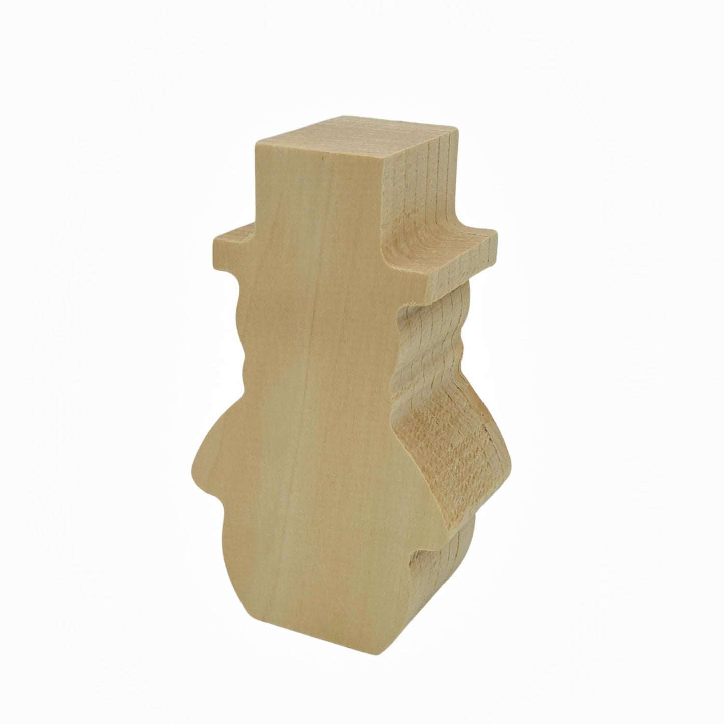 Schnitzrohling „Herr Winterhut“ | 14,5 × 8,5 × 5 cm