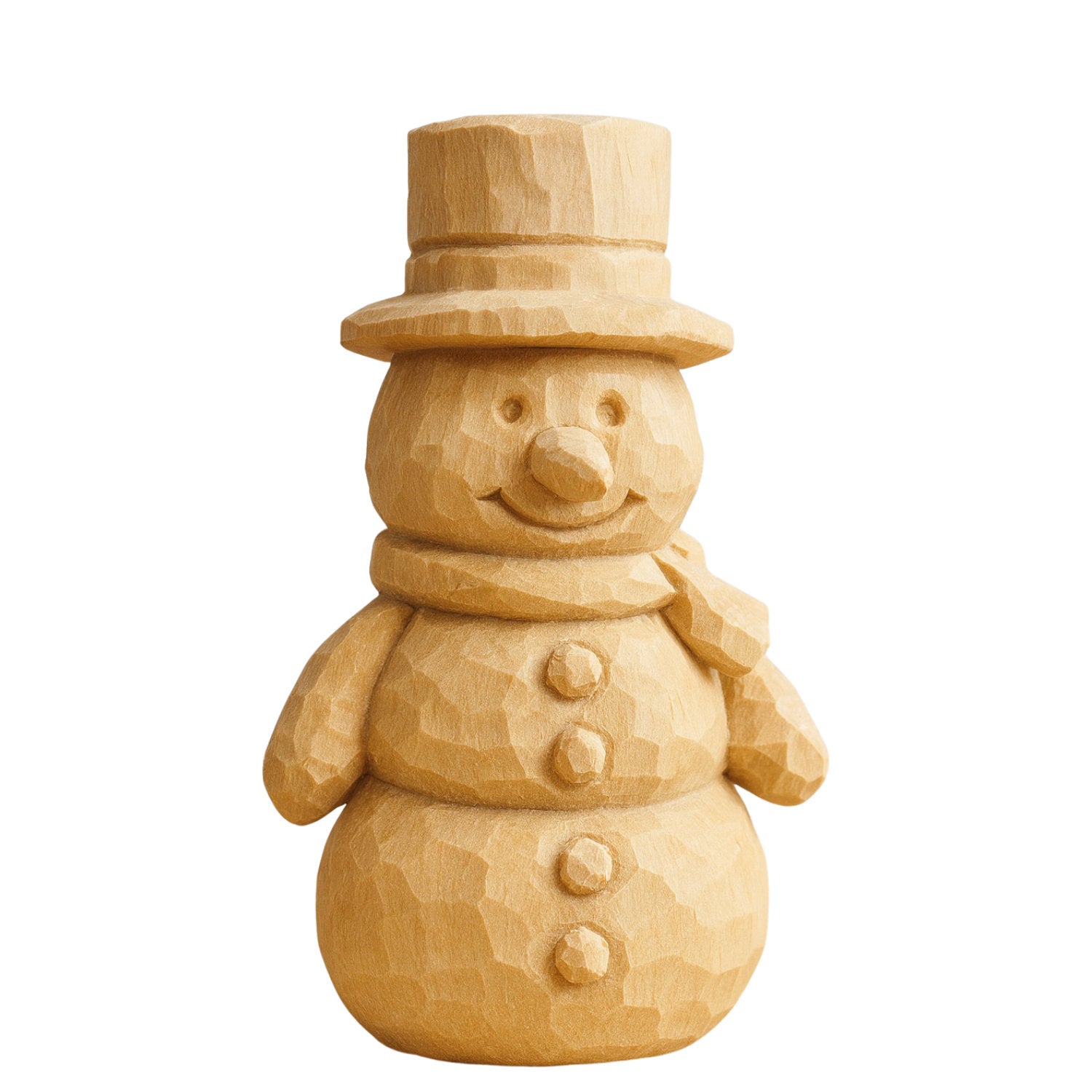 Schnitzrohling „Herr Winterhut“ | 14,5 × 8,5 × 5 cm