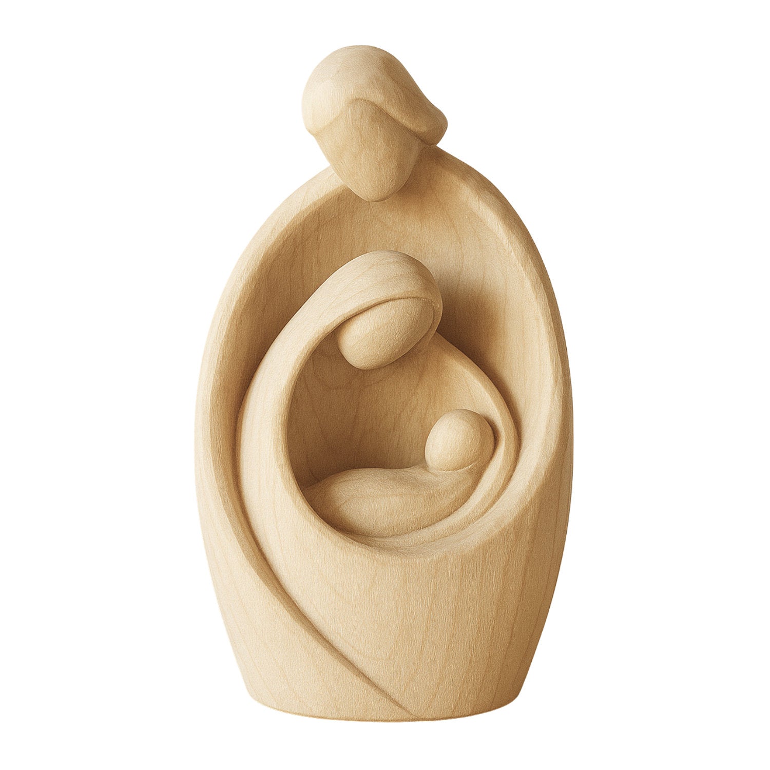 Schnitzrohling „Moderne Krippe“ | 18 × 11 × 5 cm