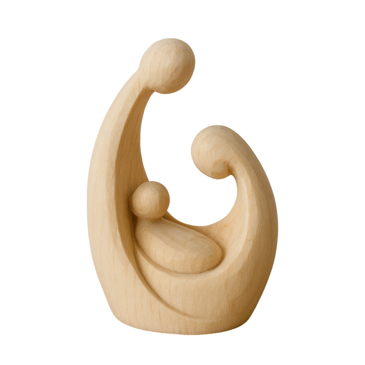 Schnitzrohling „Heilige Familie“ | 18 × 12 × 5 cm