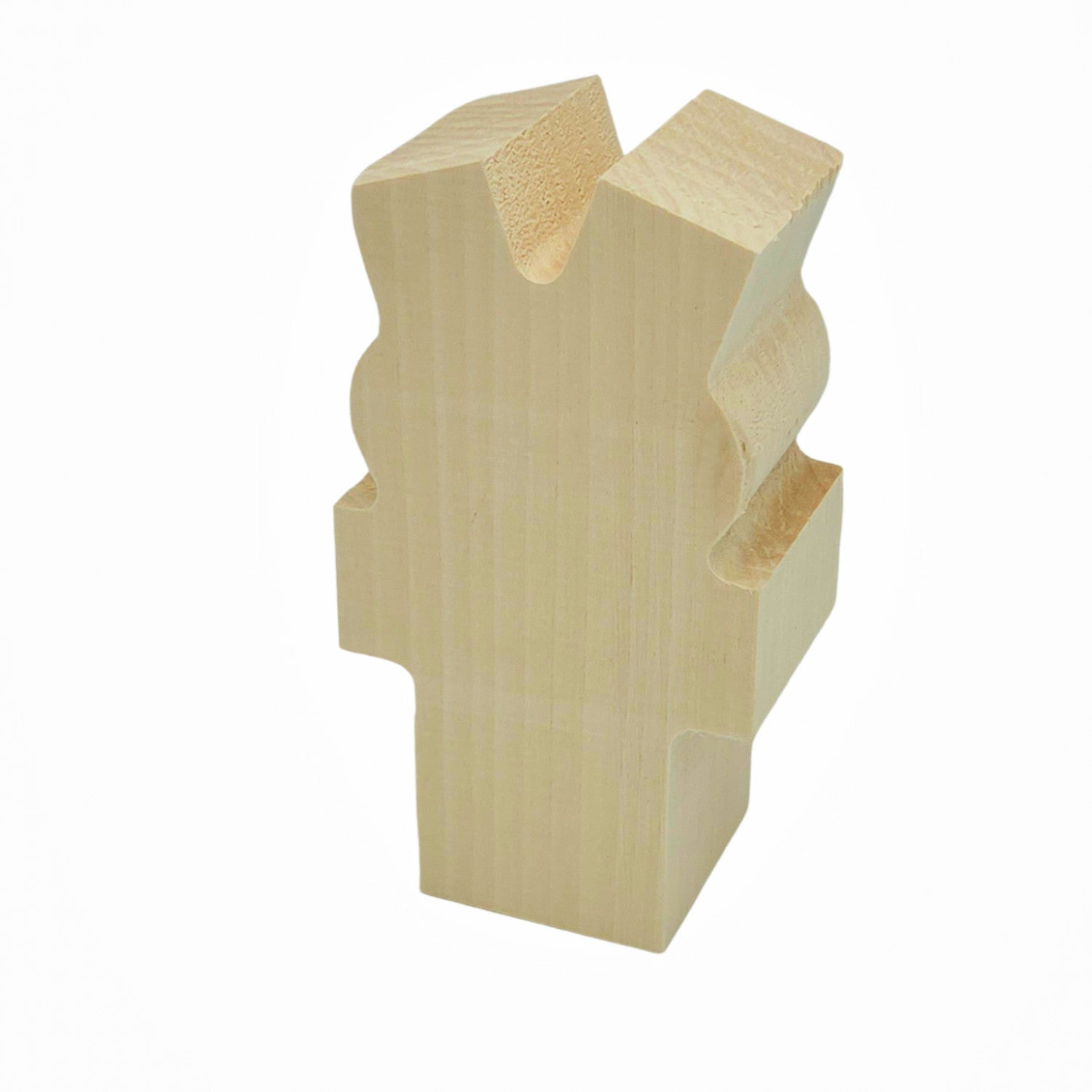 Schnitzrohling „Schornstein-Weihnachtsmann“ | 15 × 8 × 5 cm