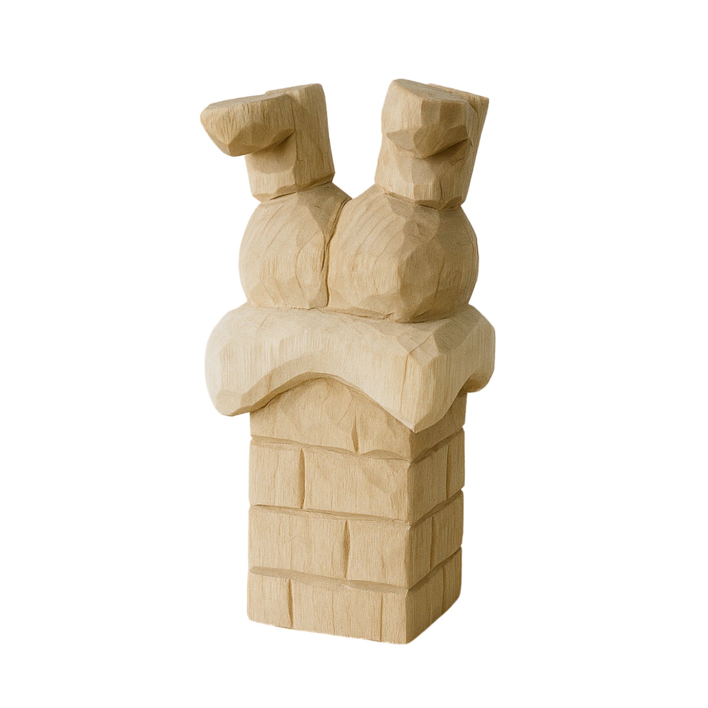 Schnitzrohling „Schornstein-Weihnachtsmann“ | 15 × 8 × 5 cm