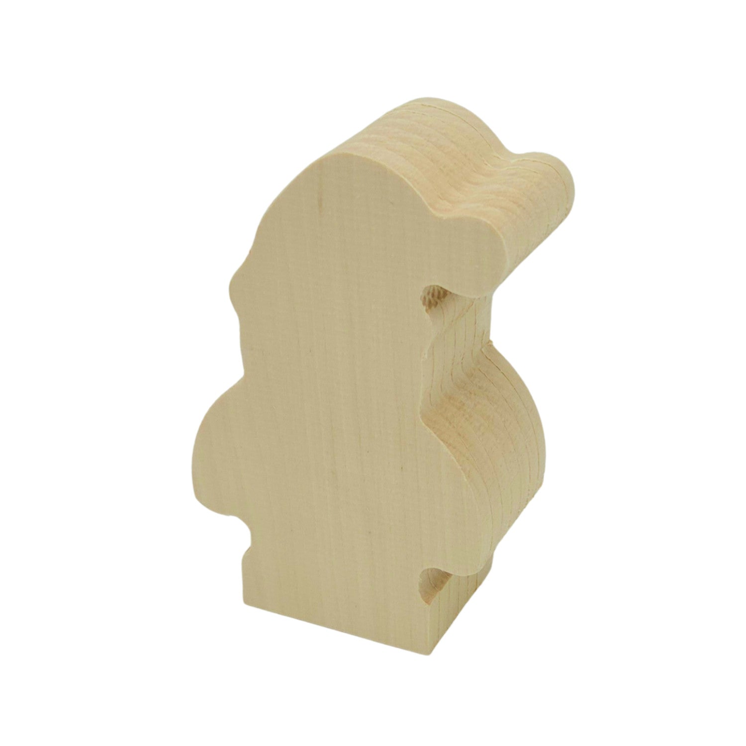 Schnitzrohling „Weihnachtsmann Klaus“ | 15 × 9 × 5 cm