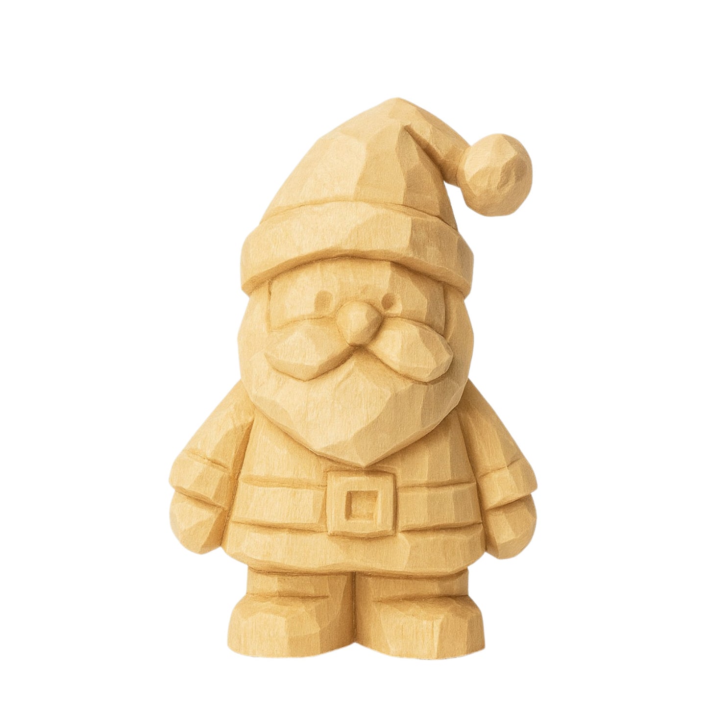 Schnitzrohling „Weihnachtsmann Klaus“ | 15 × 9 × 5 cm