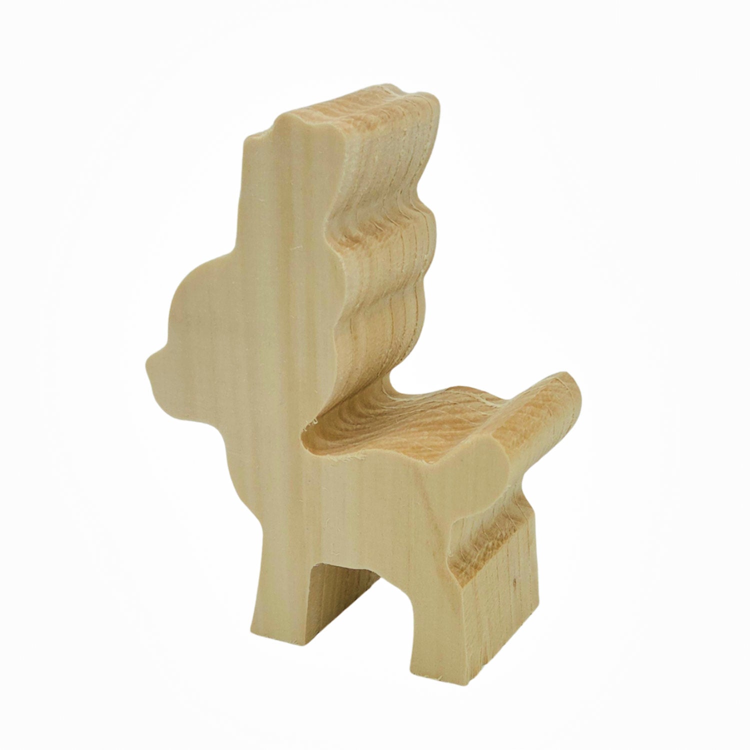 Schnitzrohling „Rentier“ | 14 × 10 × 5 cm