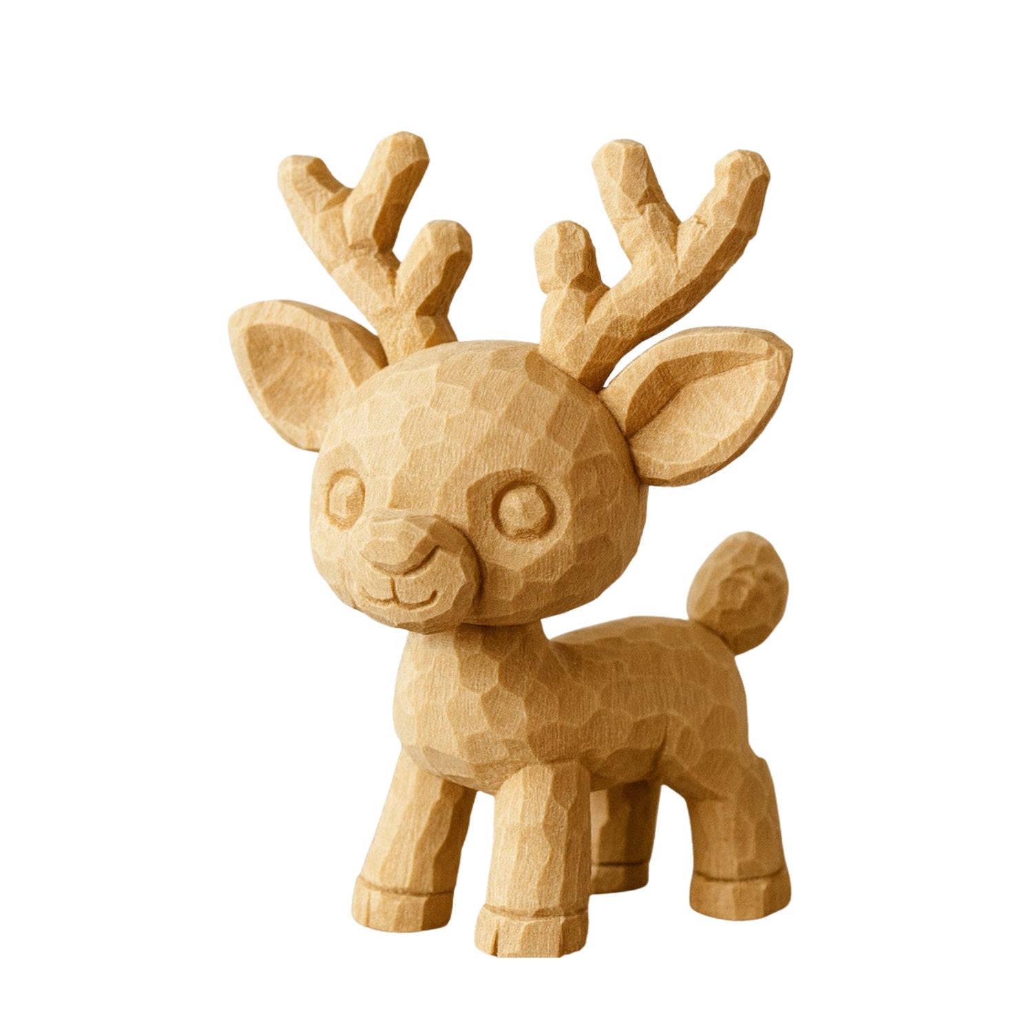 Intaglio grezzo "Renna" | 14 × 10 × 5 cm