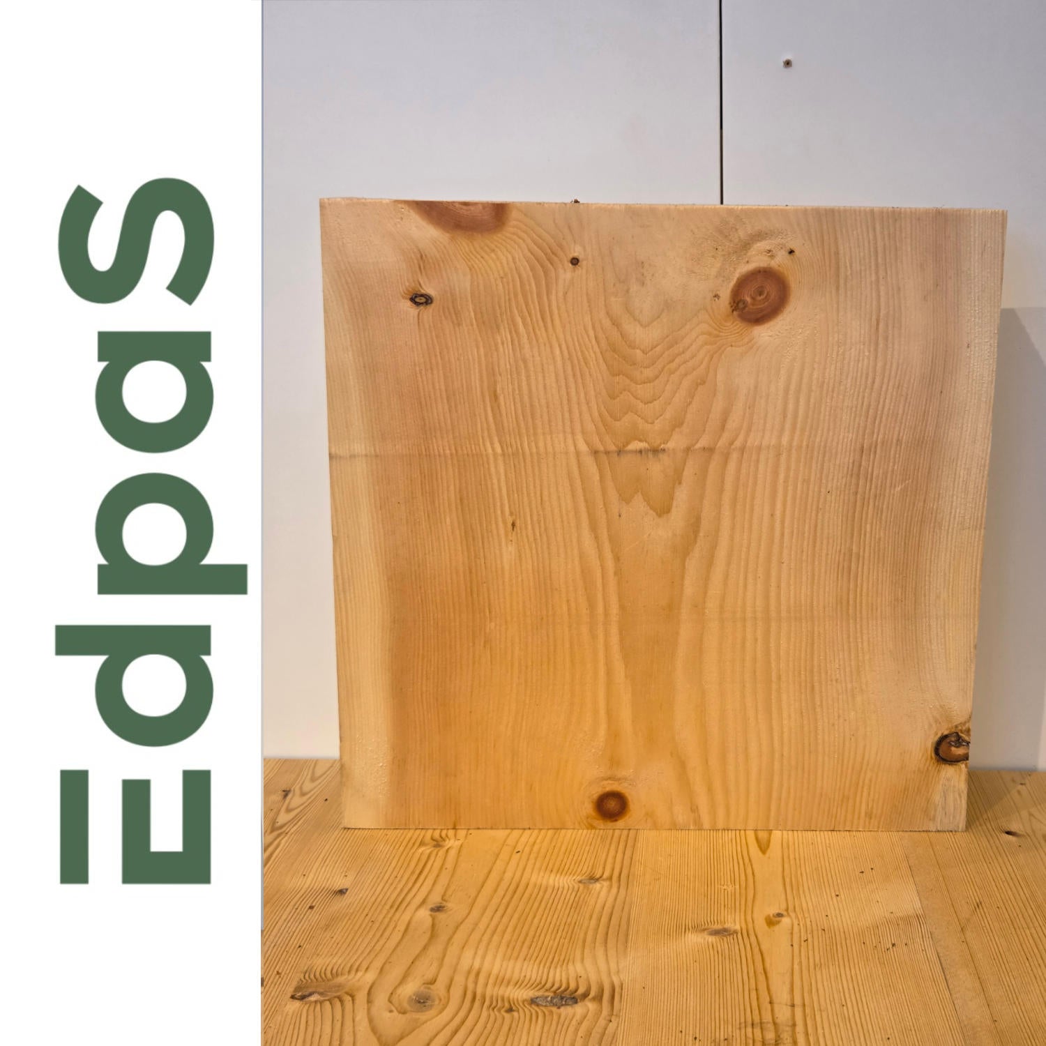 Swiss pine block – single piece (33 x 33 x 6 cm)