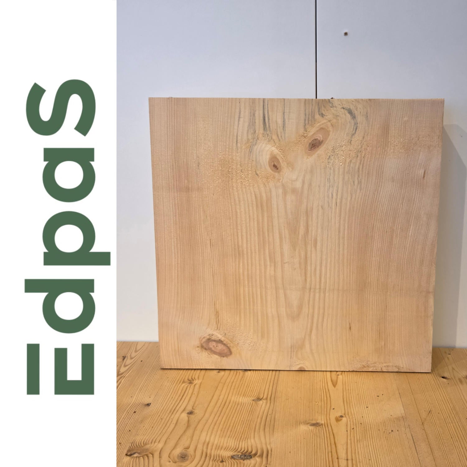 Swiss pine block – single piece (33 x 33 x 6 cm)