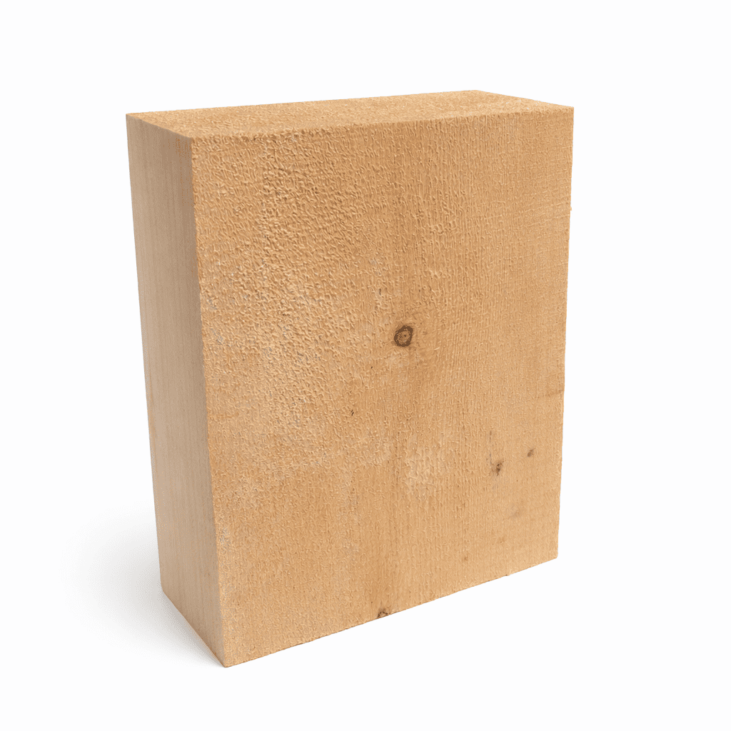 Blocco di pino cembro – pezzo unico (27 × 14 × 5,5 cm)
