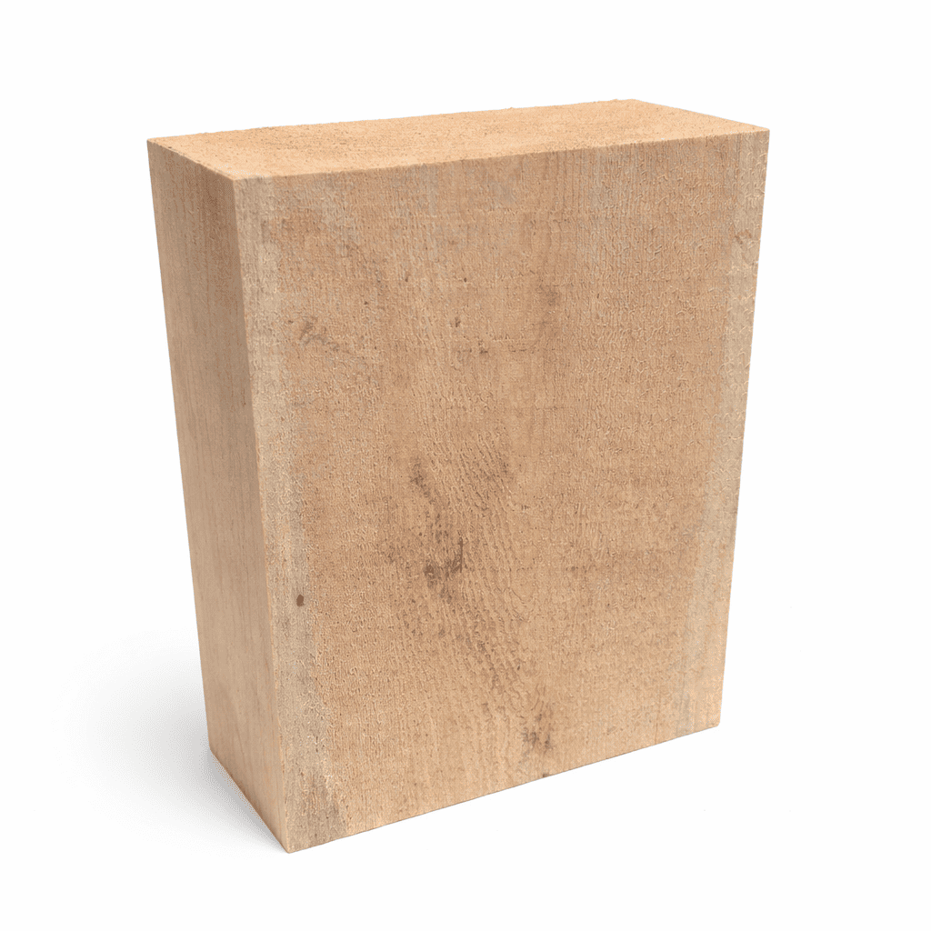 Blocco di pino cembro – pezzo unico (27 × 14 × 5,5 cm)