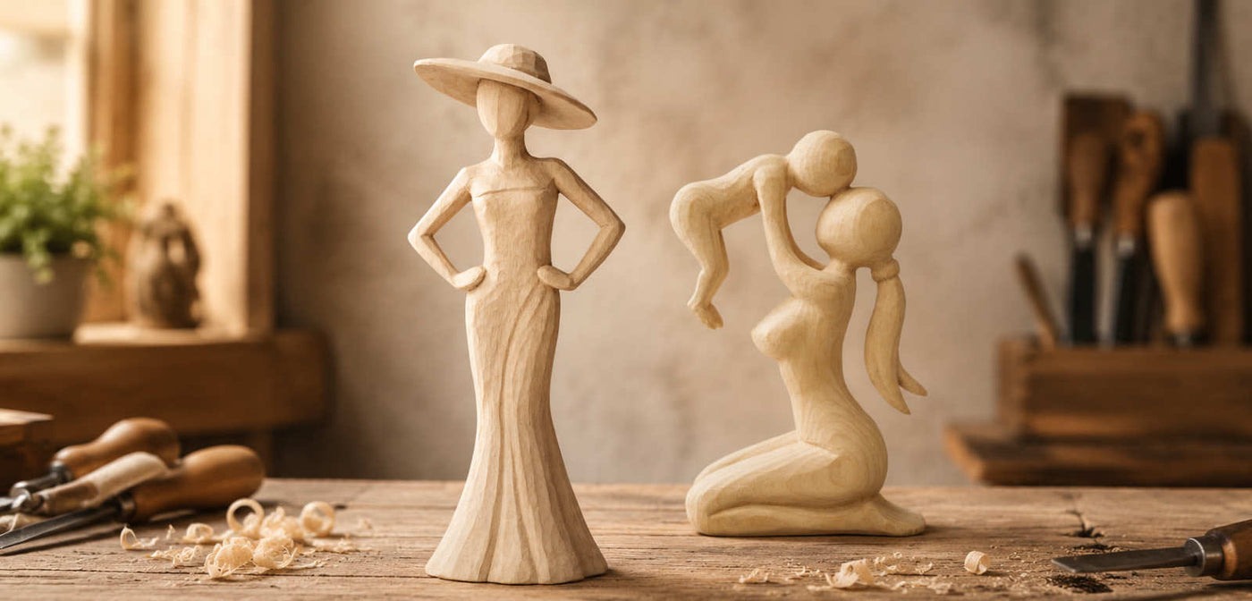 Figuren-Rohlinge aus Lindenholz