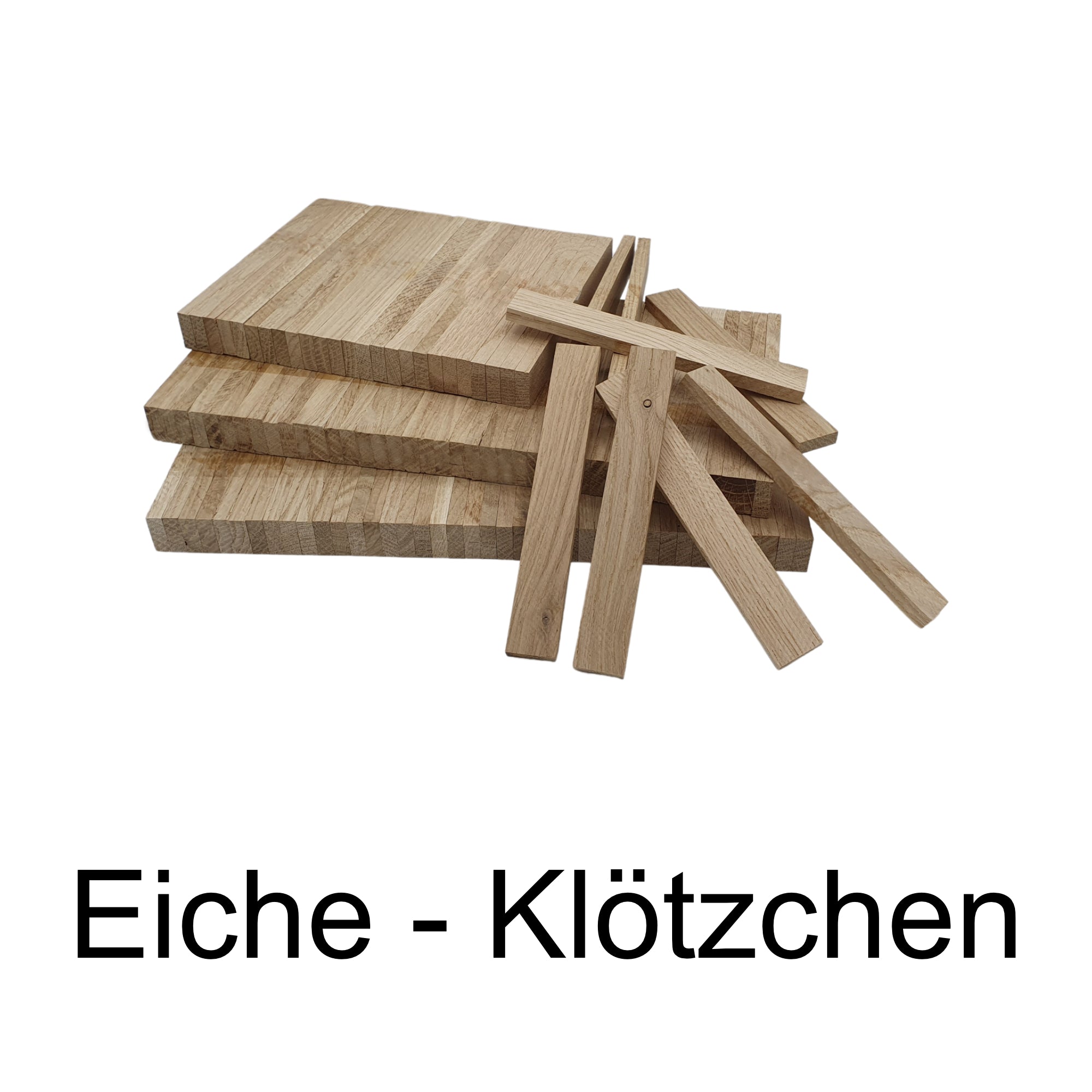 Eiche-Holzklötzchen