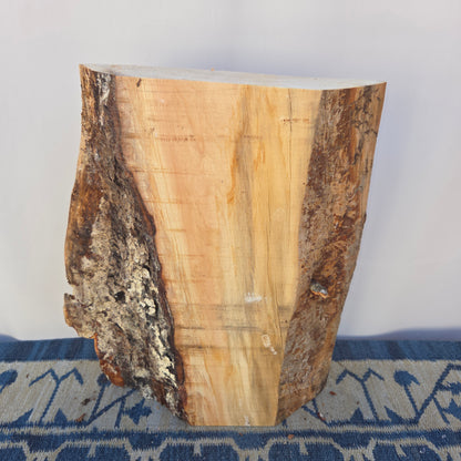 Zirbenblock – Einzelstück (46 × 25 × 7 cm)