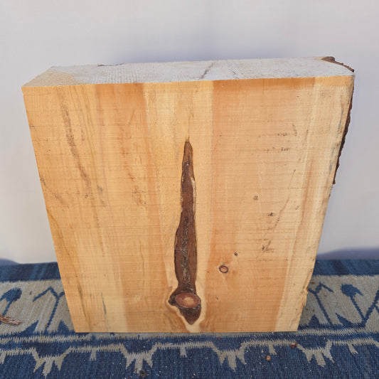 Zirbenblock – Einzelstück (40 × 35 × 10 cm)