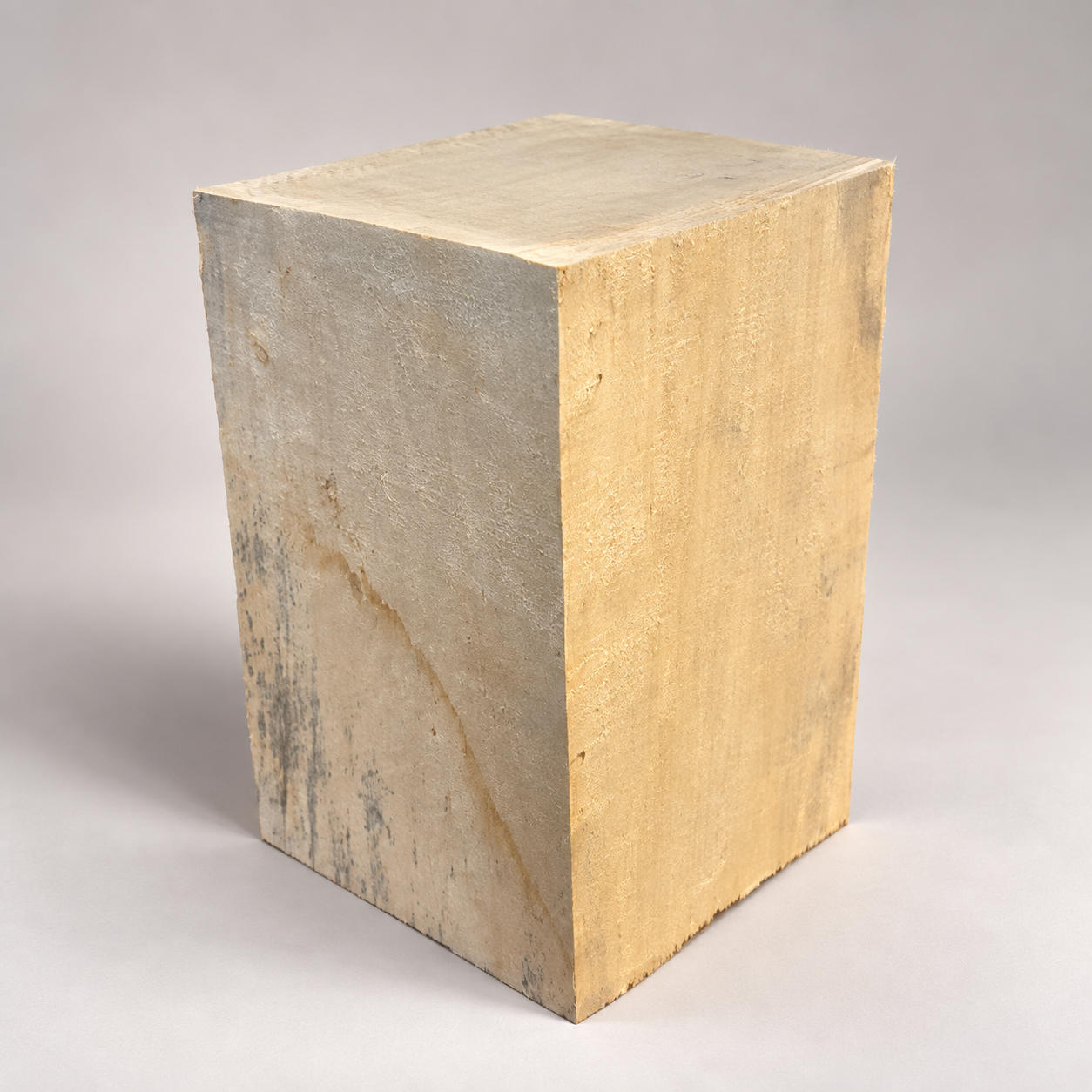 Linden wood block XXL - unglued (60 × 24 × 23 cm)