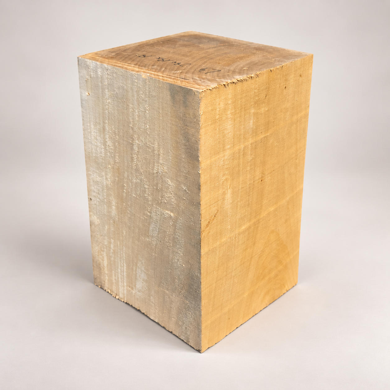 Linden wood block XXL - unglued (60 × 24 × 23 cm)