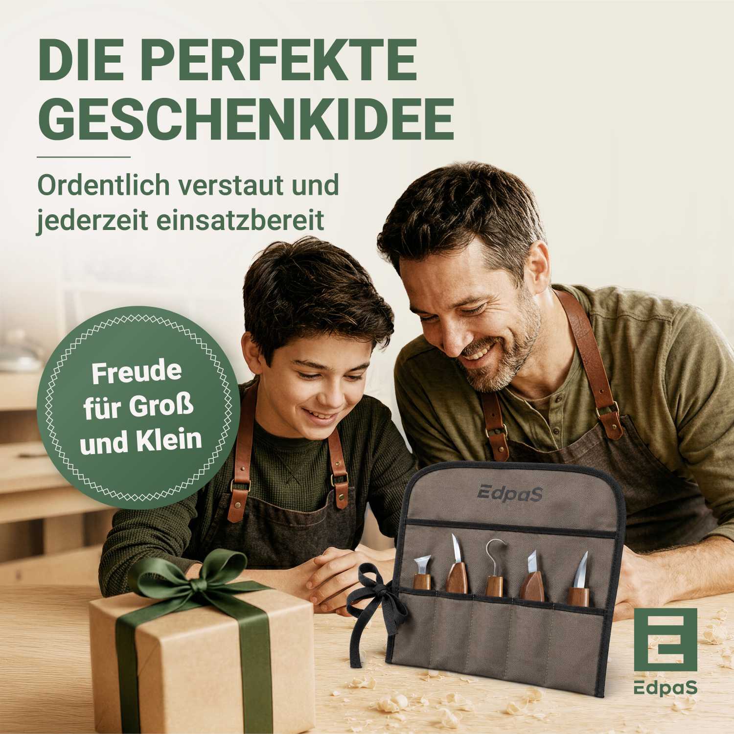 Schnitzwerkzeug 9-teiliges Holzschnitzset für Kinder und Erwachsene