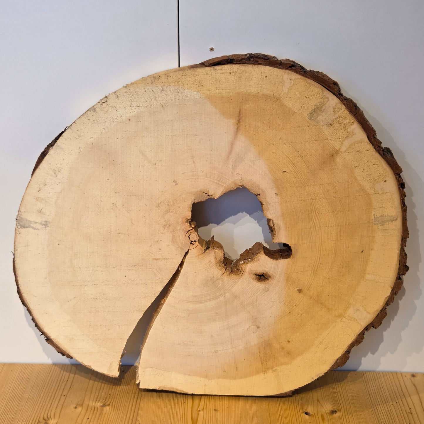 Zirben Baumscheibe  Ø 42 cm  Stärke 4 cm