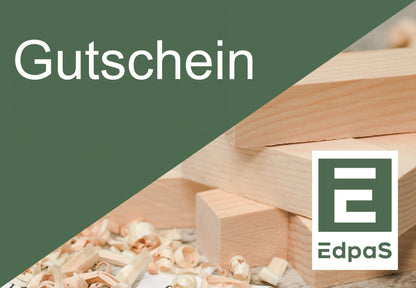 Edpas - Geschenkgutscheine für Schnitzer und Drechsler - EdpaS